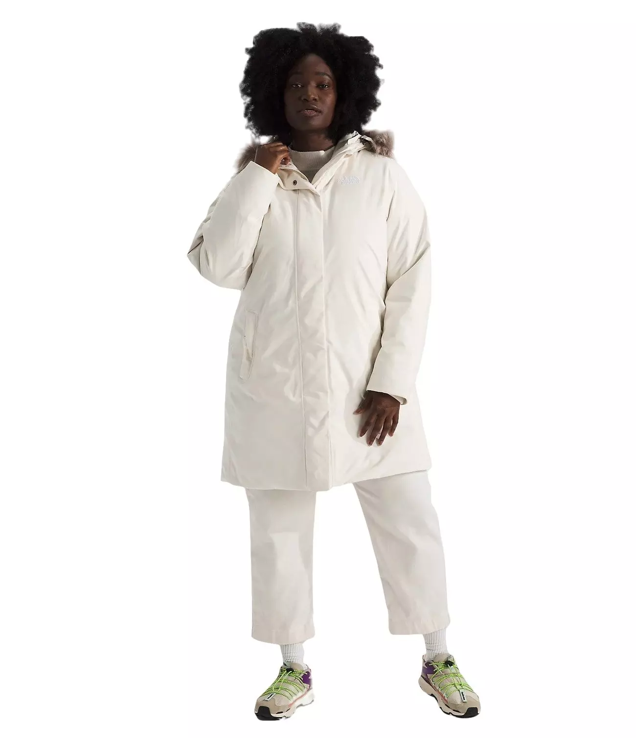 The North Face Women's Plus Arctic Parka - WHITE