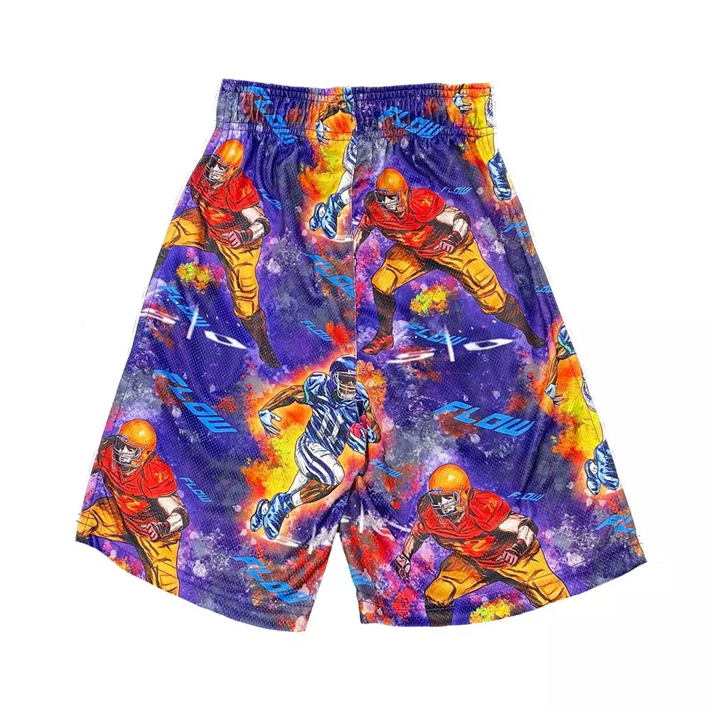 Flow Society Big Boys' Any Given Sunday Football Shorts - Multi - MULTI-COLOR