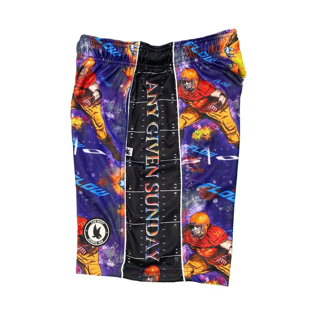 Flow Society Big Boys' Any Given Sunday Football Shorts - Multi - MULTI-COLOR Thumbnail View 3