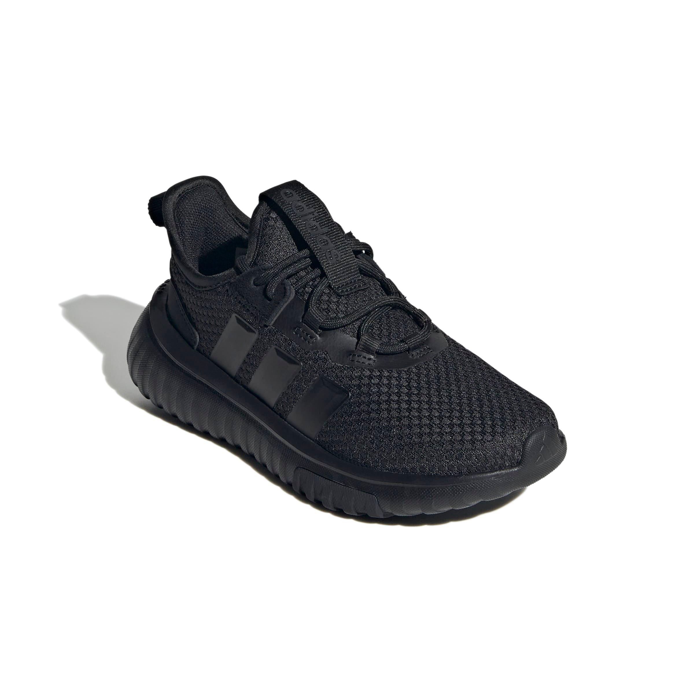 adidas Kaptir 4.0 "Core Black/Core Black/Core Black" Grade School Boys' Shoe - BLACK/BLACK/BLACK Thumbnail View 3
