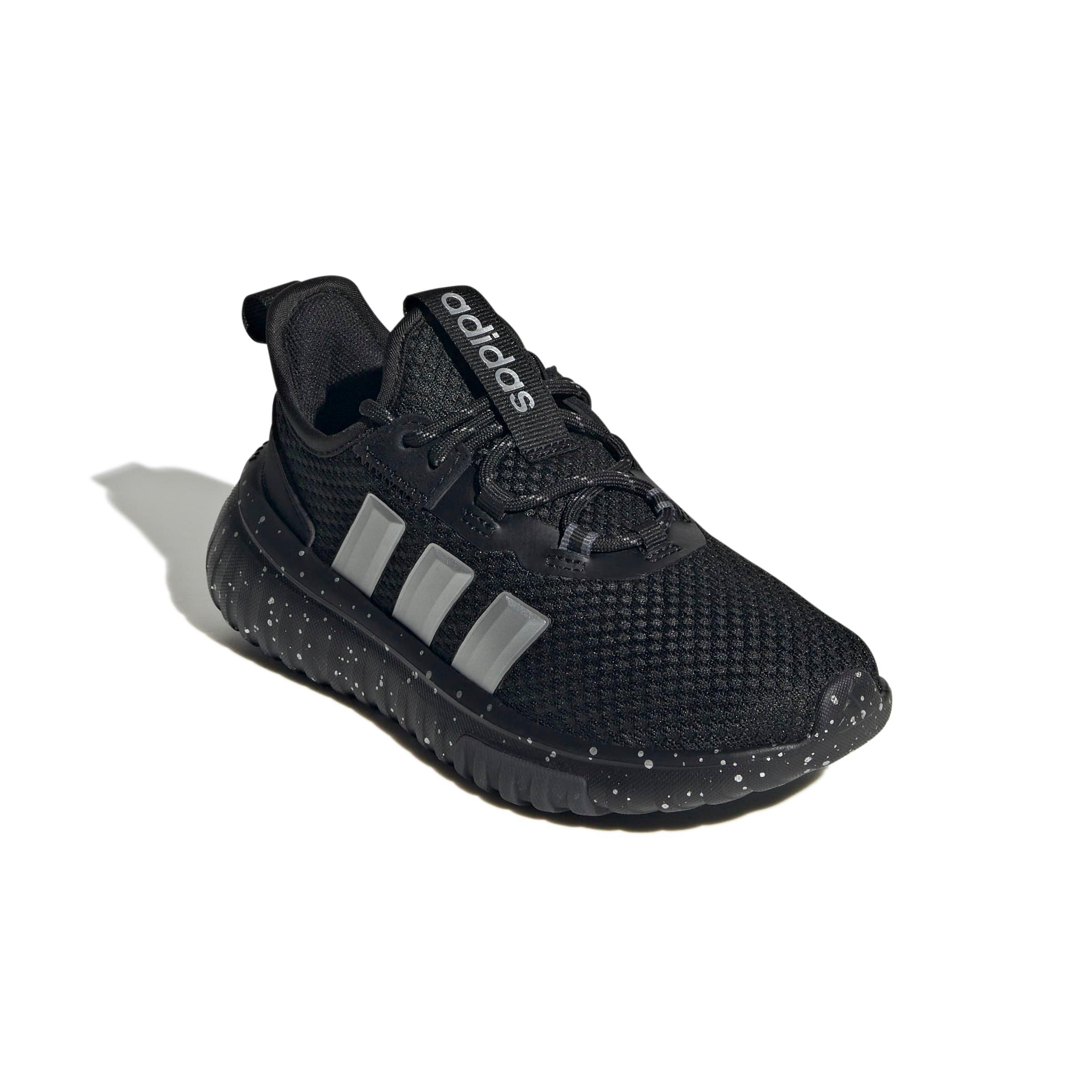 adidas Kaptir 4.0 "Core Black/Silver Metallic/Core Black" Grade School Boys' Shoe - BLACK/SILVER/BLACK Thumbnail View 3