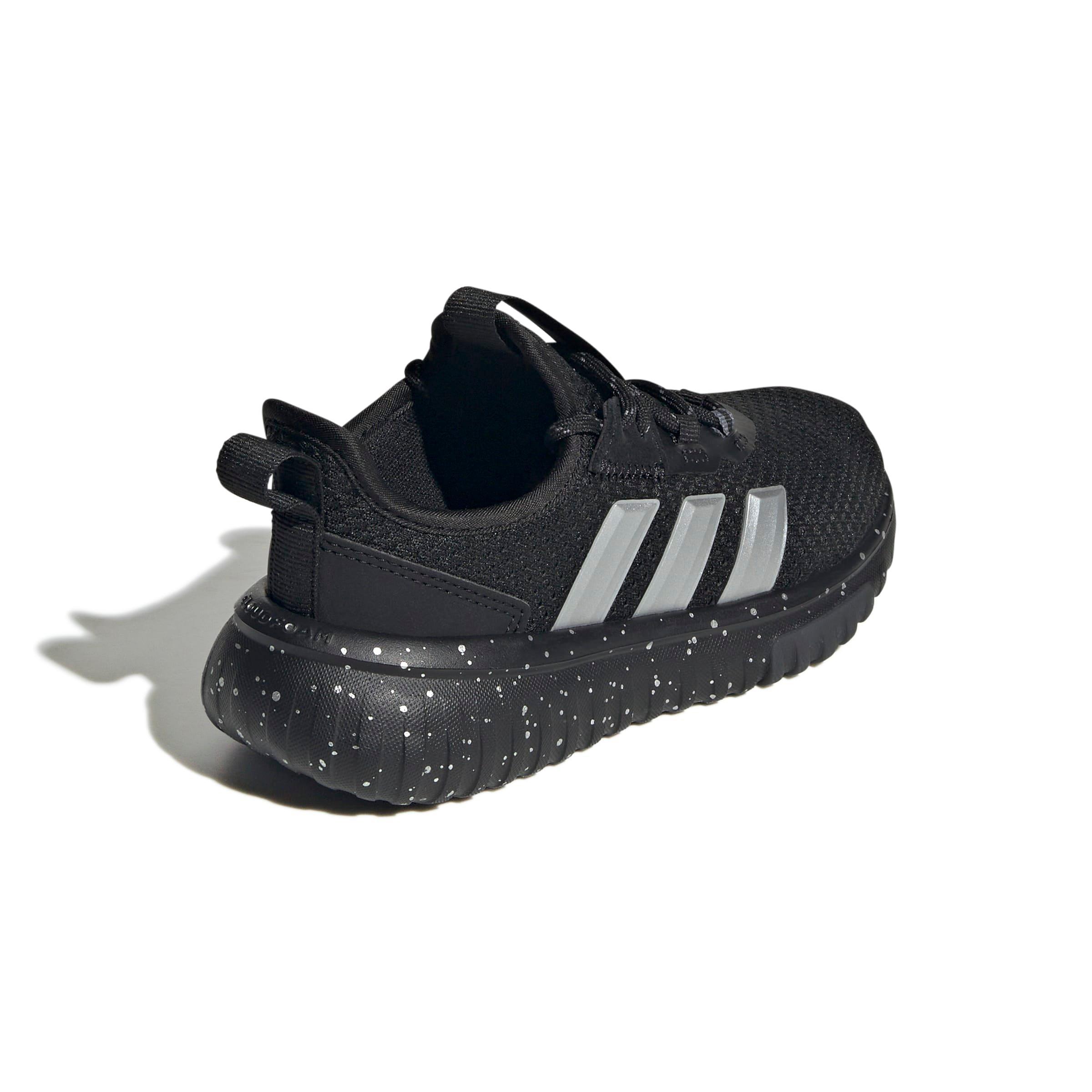 adidas Kaptir 4.0 "Core Black/Silver Metallic/Core Black" Grade School Boys' Shoe - BLACK/SILVER/BLACK Thumbnail View 4