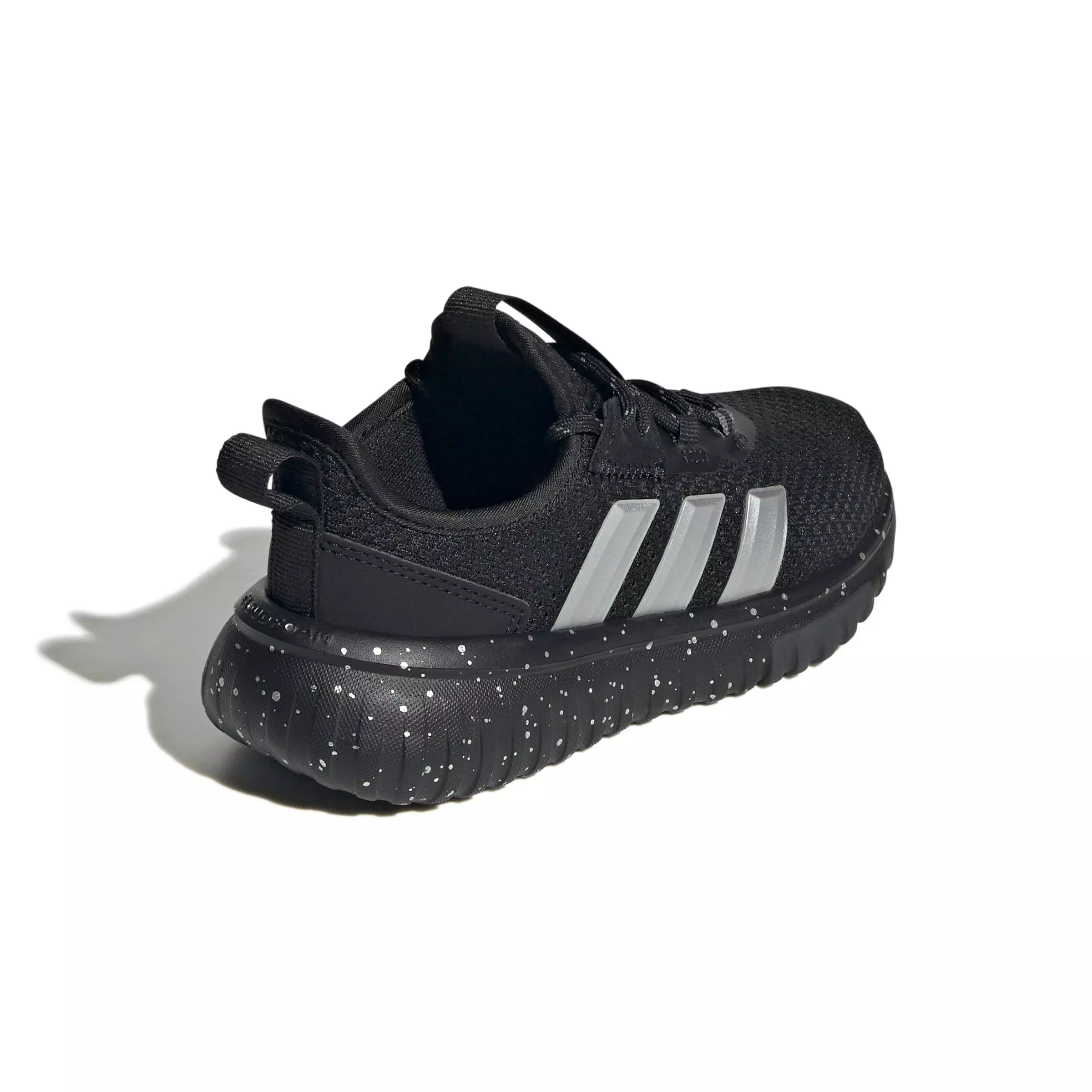 adidas Kaptir 4.0 "Core Black/Silver Metallic/Core Black" Grade School Boys' Shoe - BLACK/SILVER/BLACK