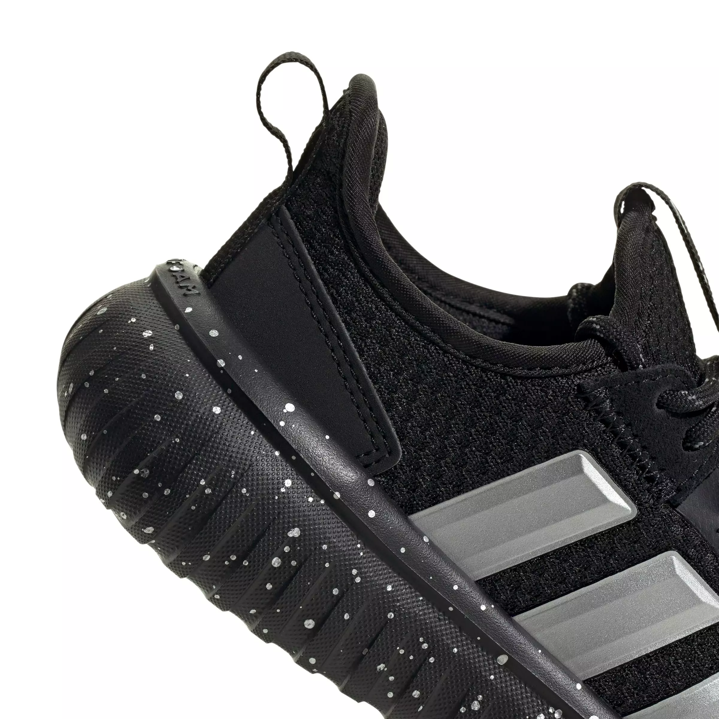 adidas Kaptir 4.0 "Core Black/Silver Metallic/Core Black" Grade School Boys' Shoe - BLACK/SILVER/BLACK