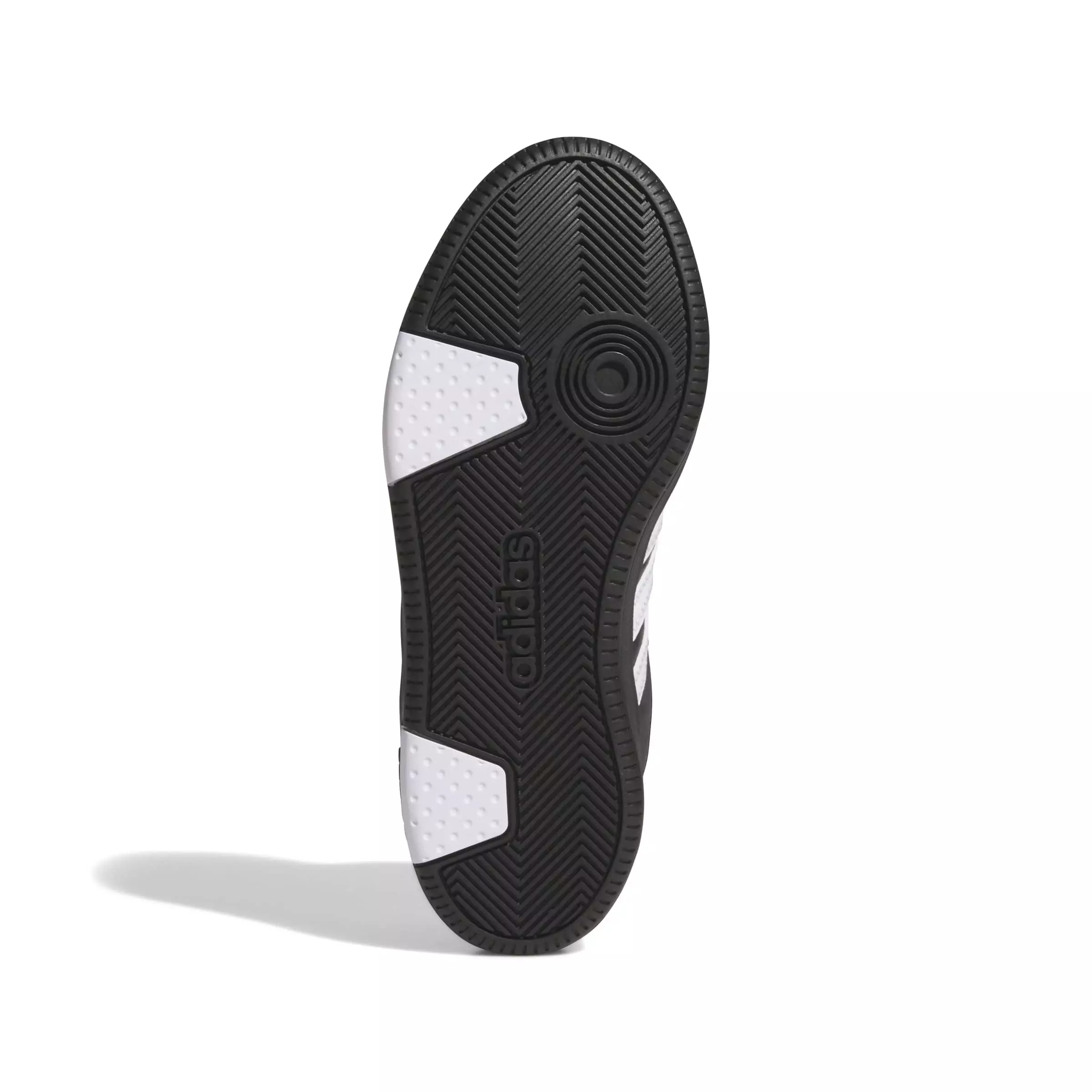 adidas Hoops Mid Classic "Core Black/Ftwr White/Orbit Grey" Grade School Boys' Shoe - BLACK/WHITE/GREY