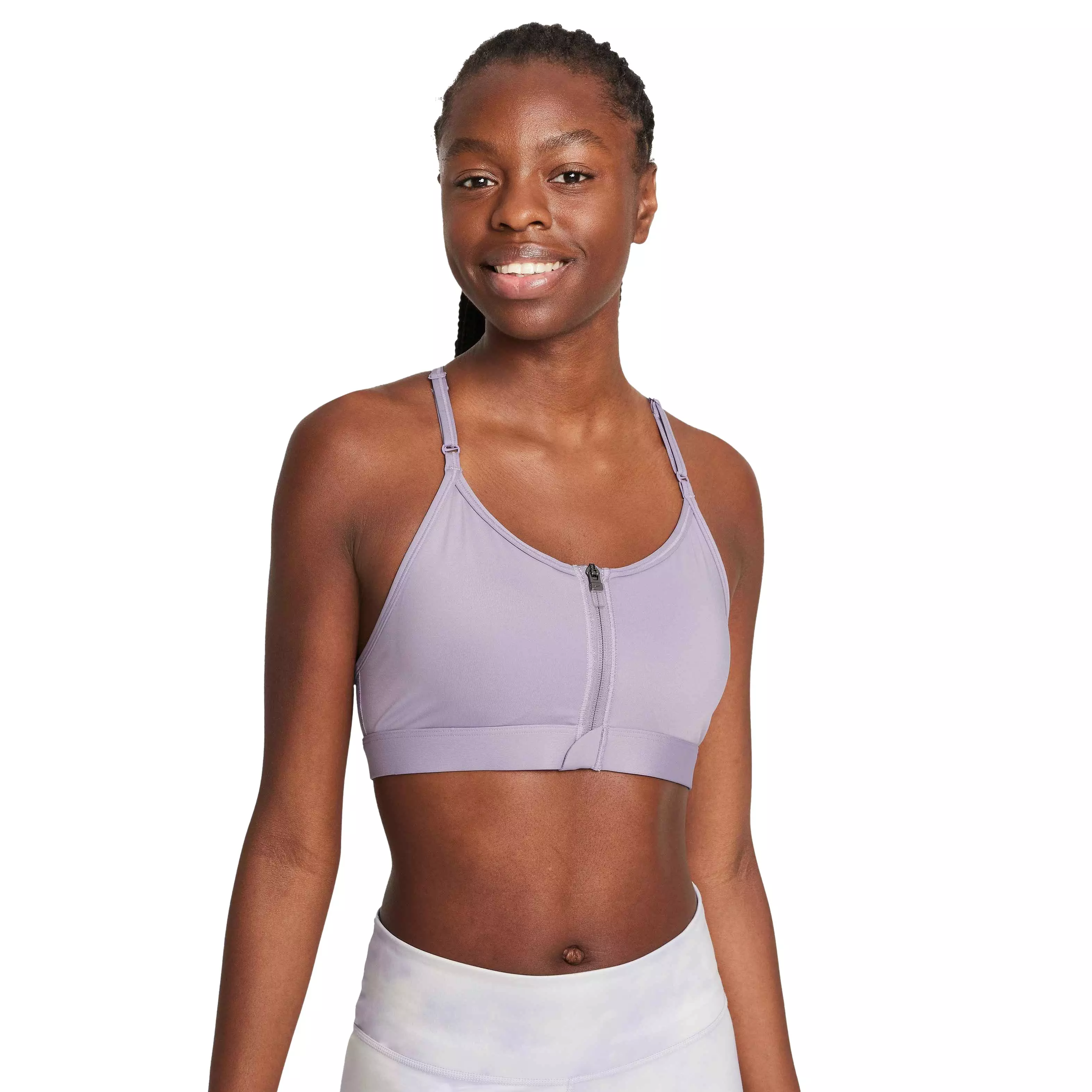 Nike Dri-Fit Indy Women's Light Support Padded Sports Bra Purple