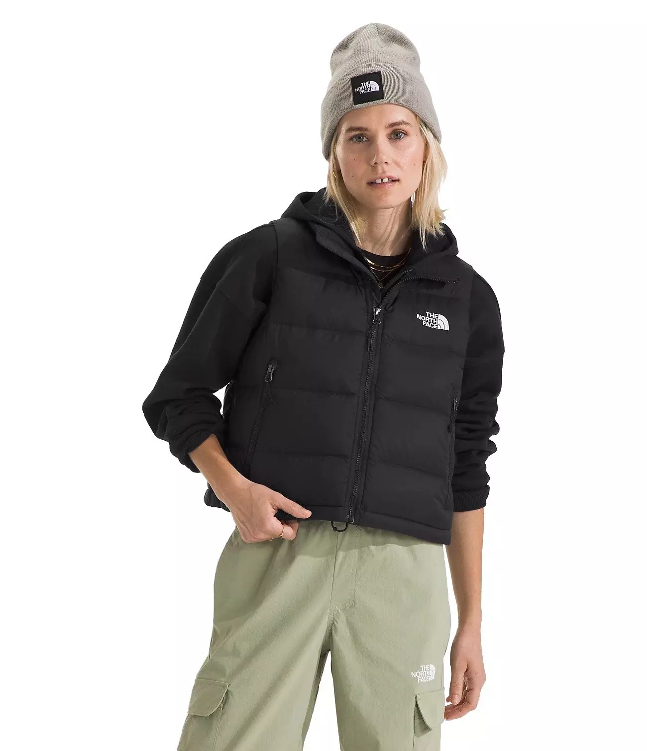 The North Face Women's Hydrenalite Down A-Line Vest - Black - BLACK