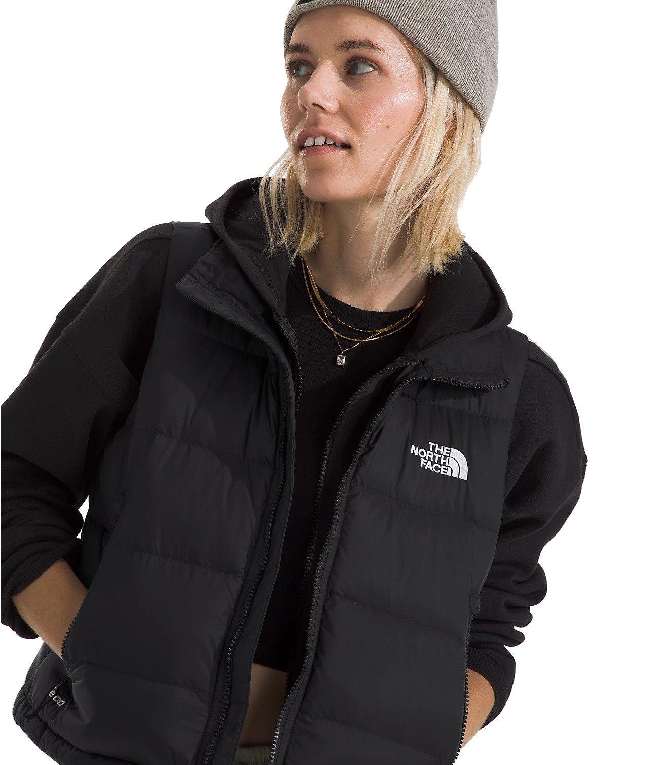 The North Face Women's Hydrenalite Down A-Line Vest -Black - BLACK Thumbnail View 4