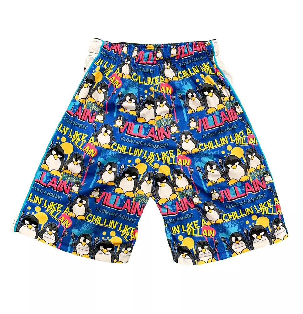 Flow Society Big Boys' Chillin Villain Attack Shorts -Blue - BLUE