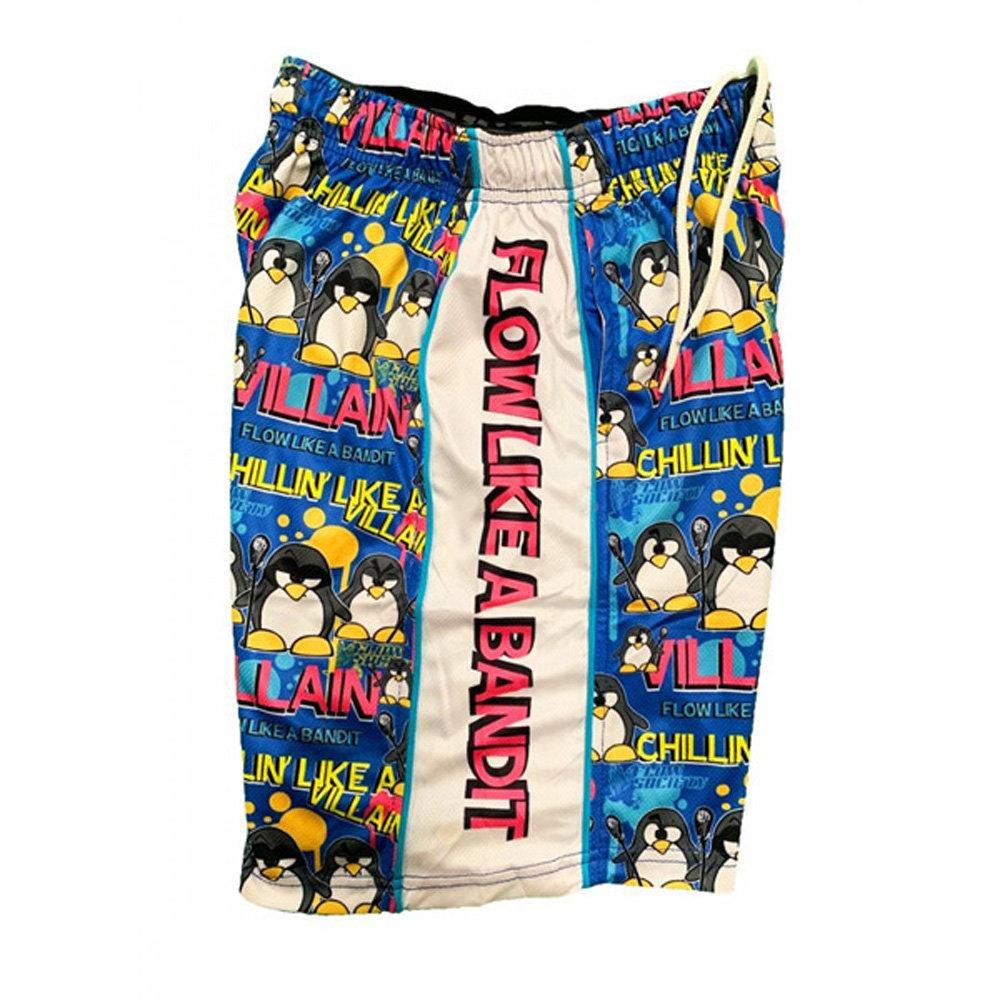 Flow Society Big Boys' Chillin Villain Attack Shorts - Blue - BLUE Thumbnail View 3