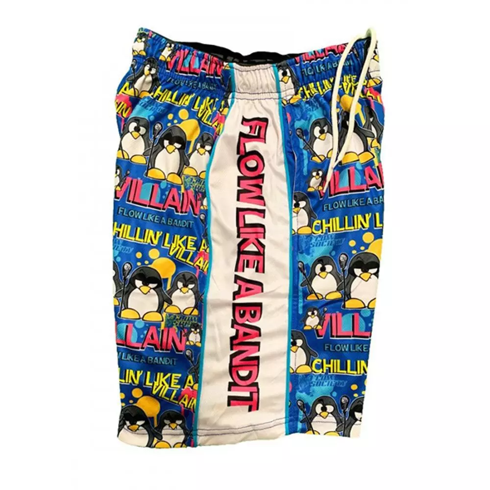 Flow Society Big Boys' Chillin Villain Attack Shorts -Blue - BLUE