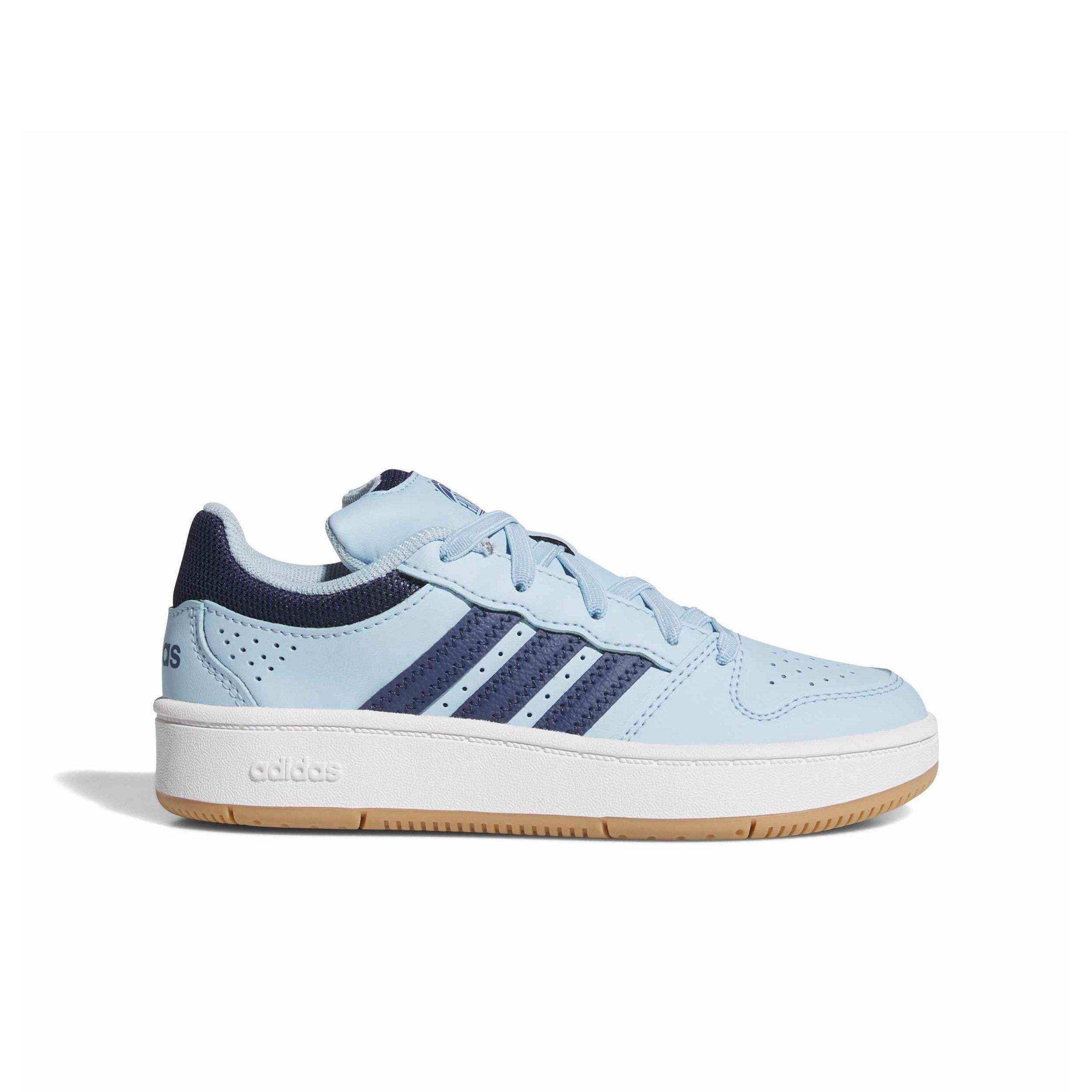 adidas Hoops Classic "Clear Sky/Dark Blue/Ftwr White" Preschool Boys' Shoe - SKY/DK BLUE/WHITE Thumbnail View 1