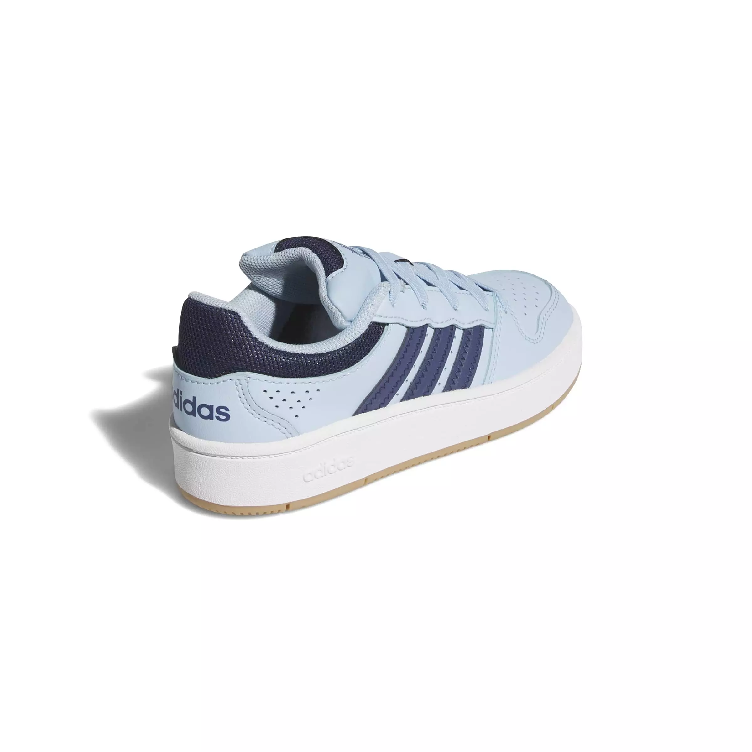 adidas Hoops Classic "Clear Sky/Dark Blue/Ftwr White" Preschool Boys' Shoe - SKY/DK BLUE/WHITE
