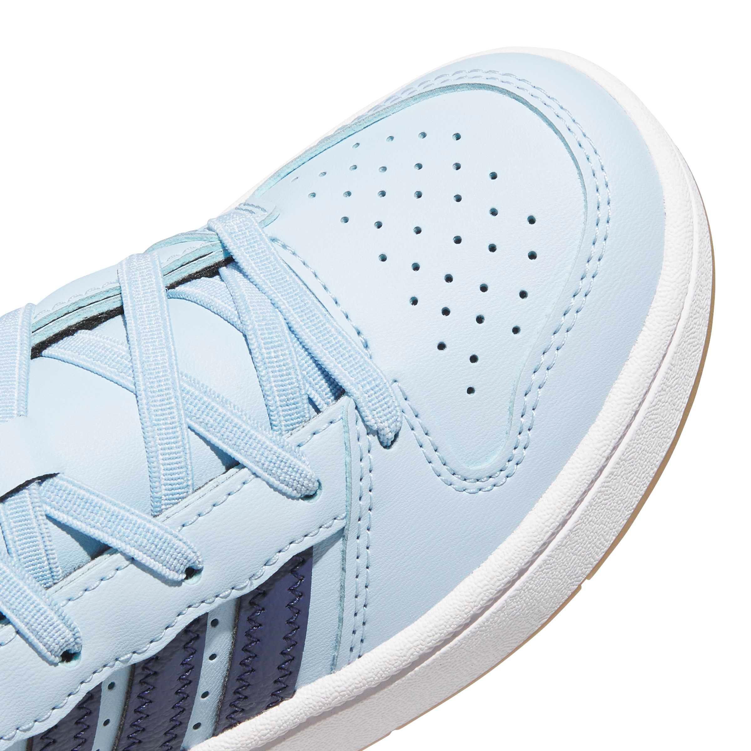adidas Hoops Classic "Clear Sky/Dark Blue/Ftwr White" Preschool Boys' Shoe - SKY/DK BLUE/WHITE Thumbnail View 7