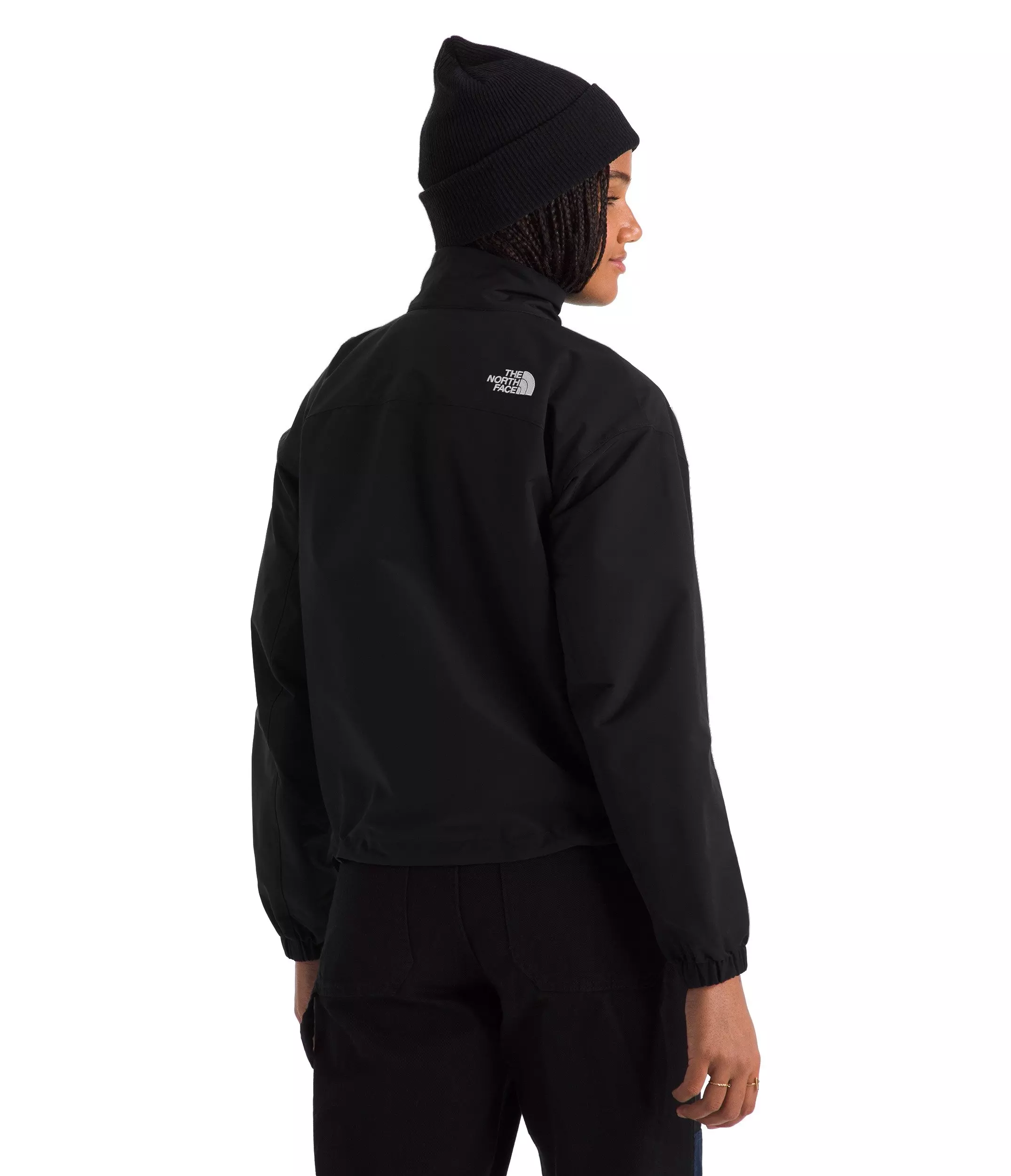 The North Face Women's Easy Wind Track Jacket - BLACK