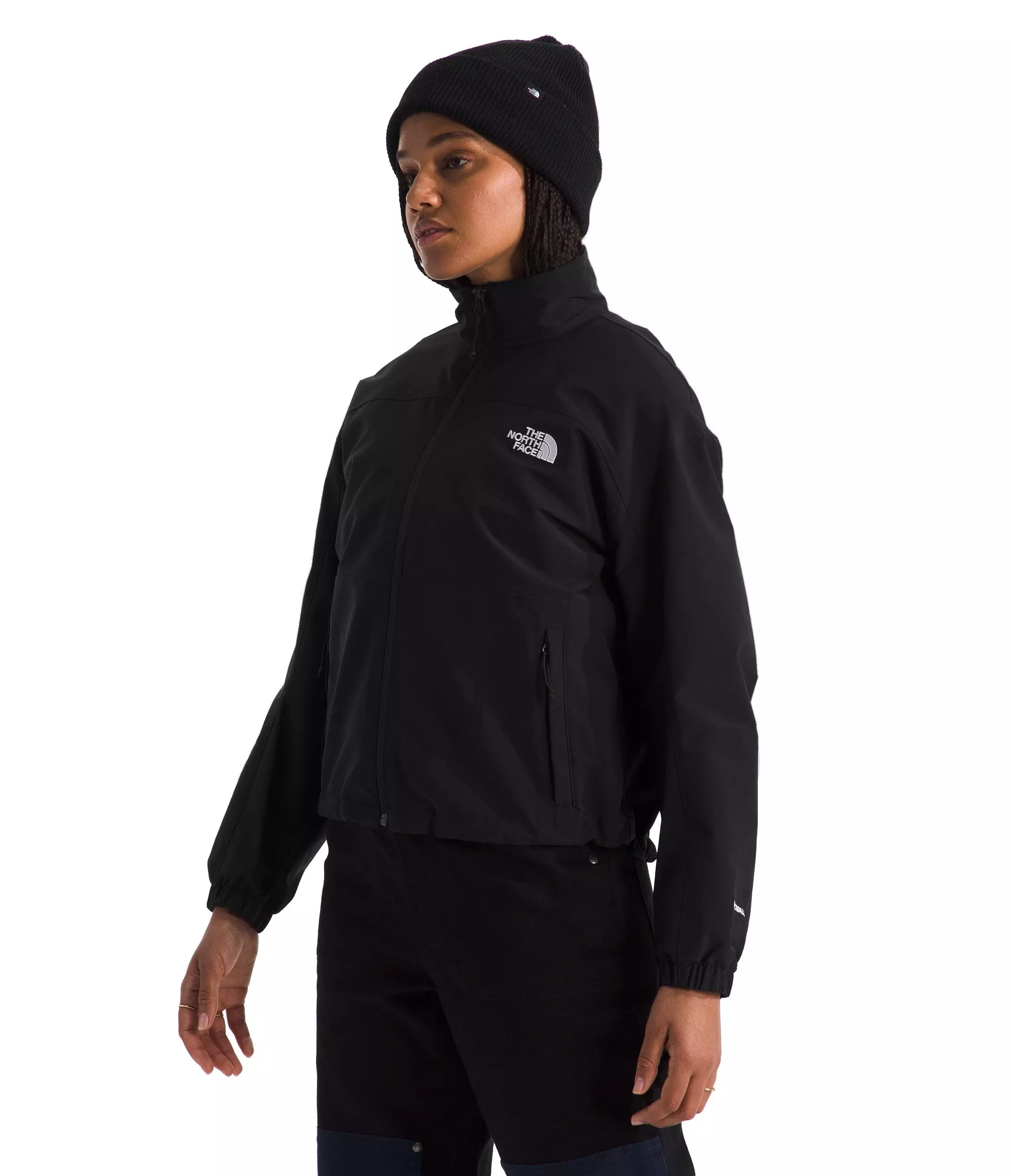 The North Face Women's Easy Wind Track Jacket - BLACK