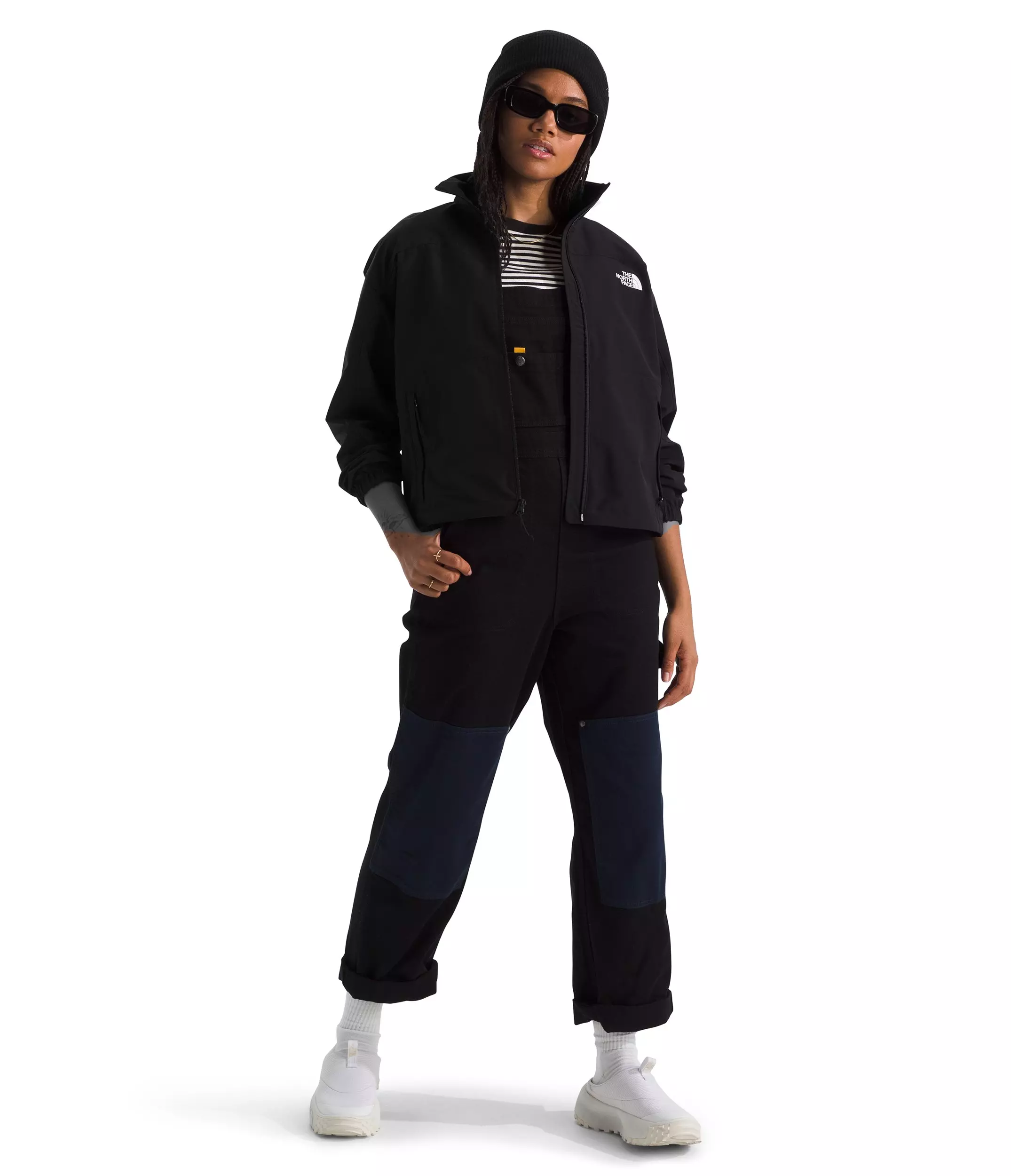 The North Face Women's Easy Wind Track Jacket - BLACK