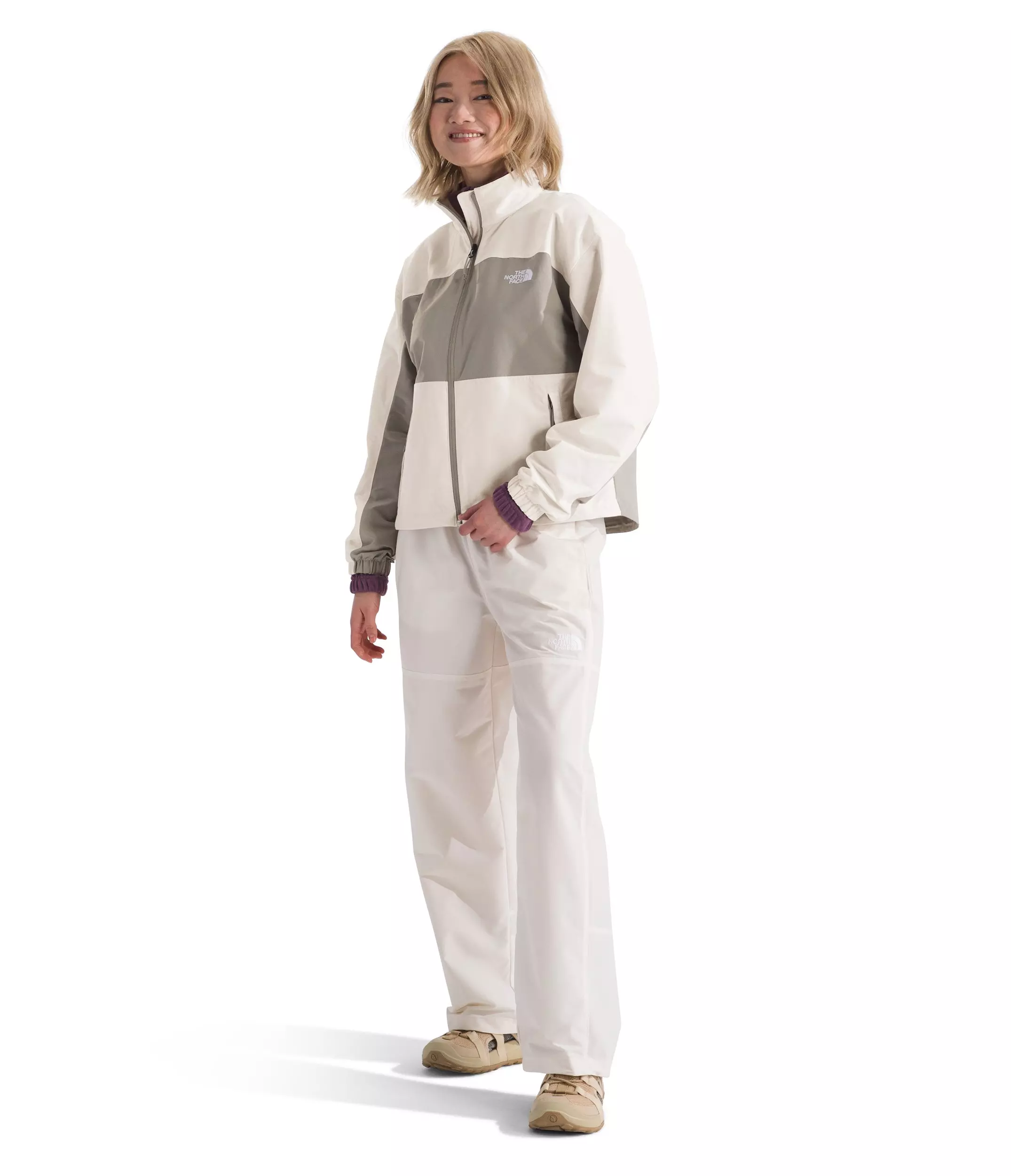 The North Face Women's Easy Wind Track Jacket - WHITE
