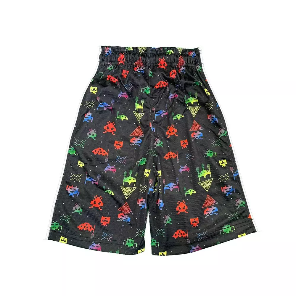 Flow Society Big Boys' Flow Vaders Attack Shorts -Black - BLACK