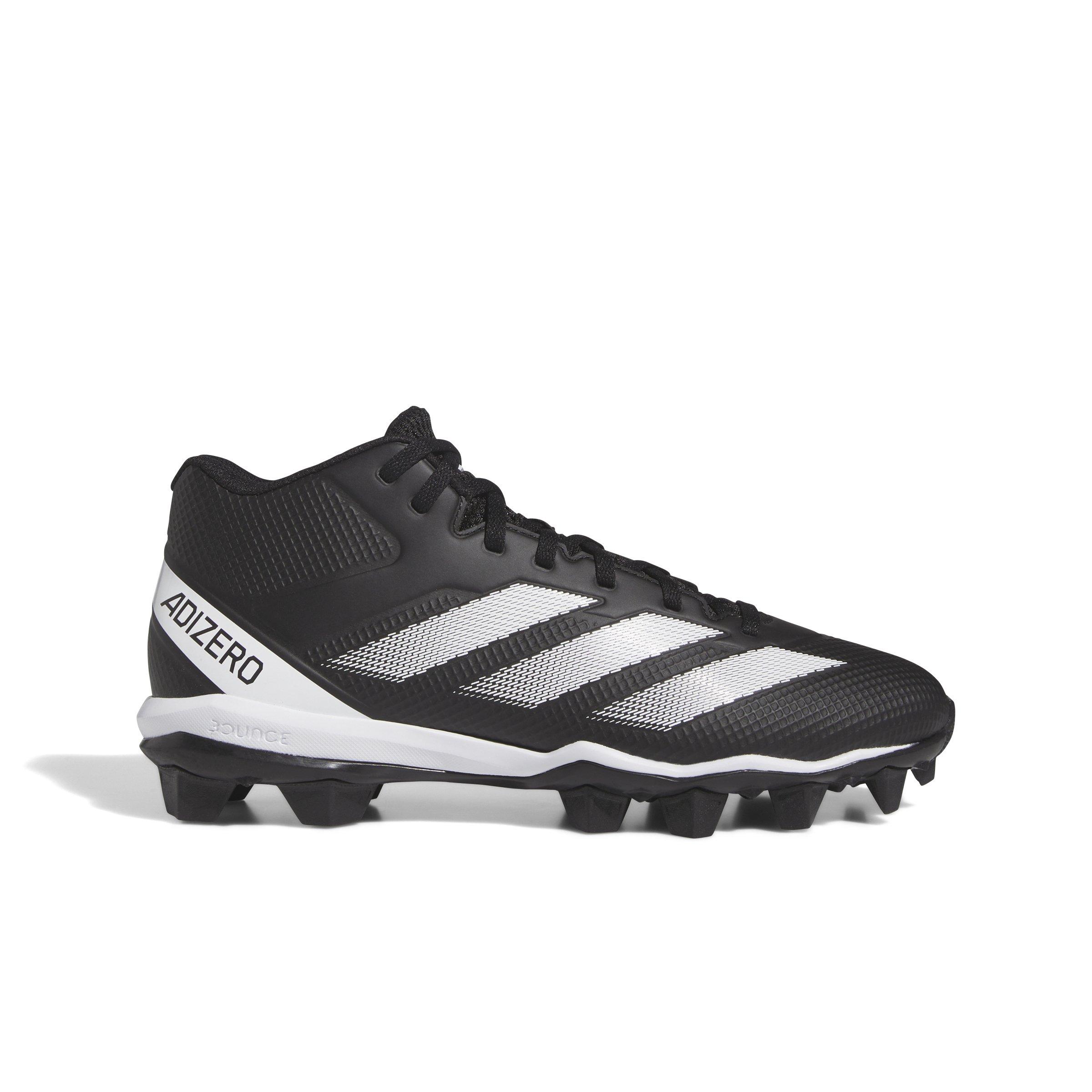 adidas Adizero Impact.2 Molded "Core Black/Ftwr White/Core Black" Men's Football Cleat - BLACK/WHITE/BLACK Thumbnail View 1
