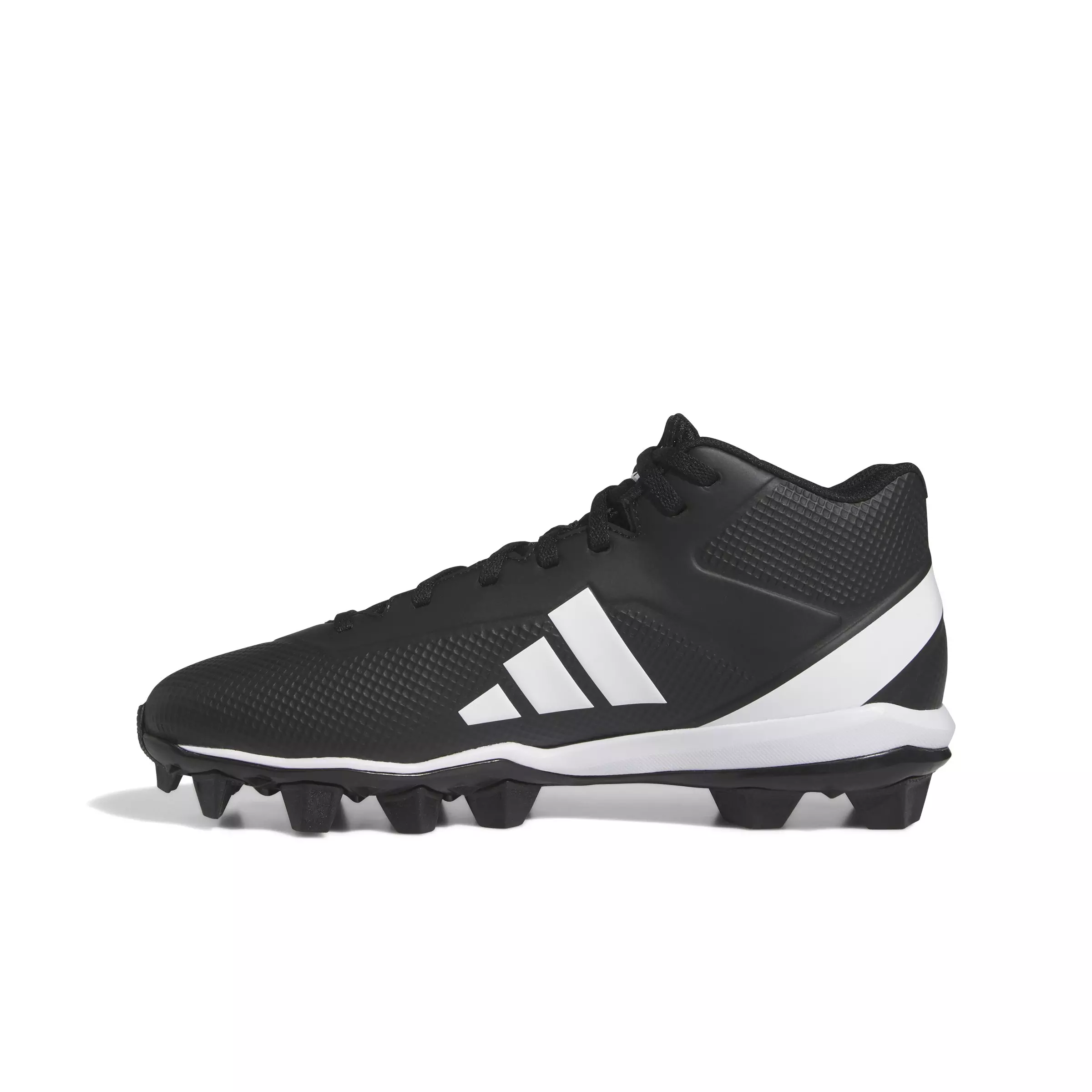 adidas Adizero Impact.2 Molded "Core Black/Ftwr White/Core Black" Men's Football Cleat - BLACK/WHITE/BLACK