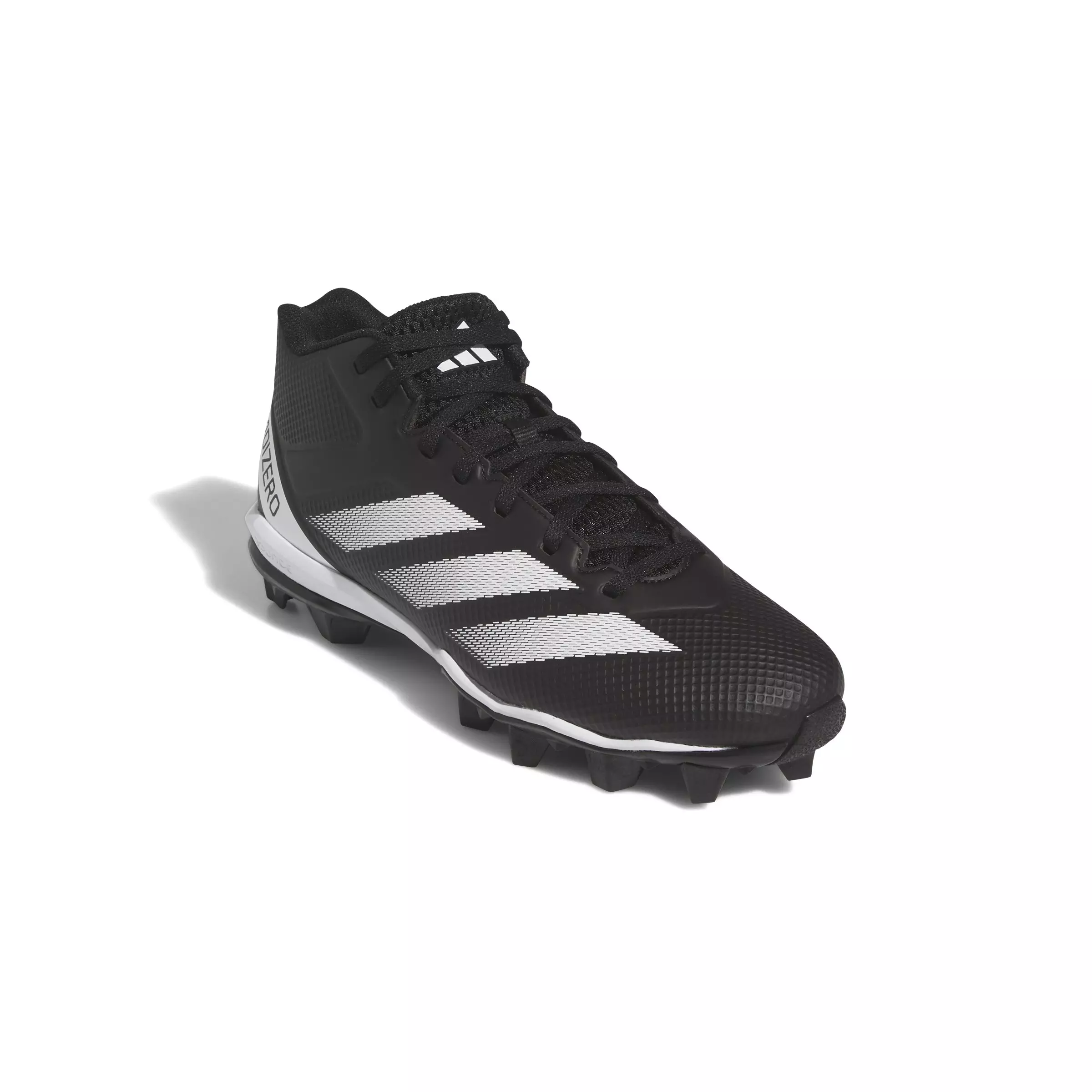 adidas Adizero Impact.2 Molded "Core Black/Ftwr White/Core Black" Men's Football Cleat - BLACK/WHITE/BLACK
