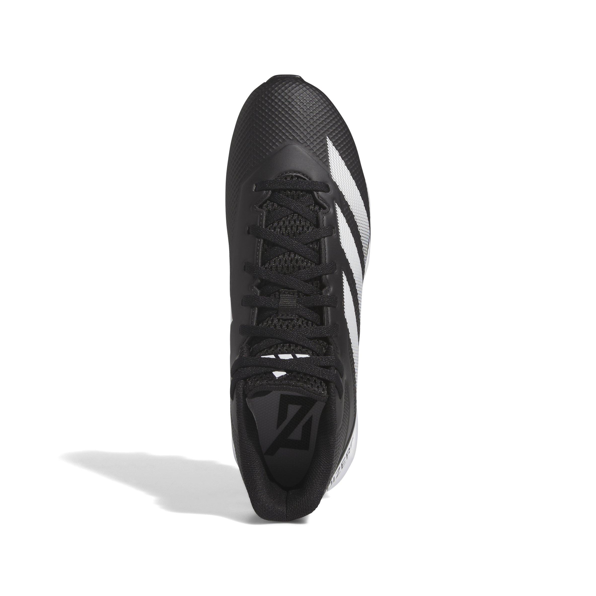 adidas Adizero Impact.2 Molded "Core Black/Ftwr White/Core Black" Men's Football Cleat - BLACK/WHITE/BLACK Thumbnail View 5