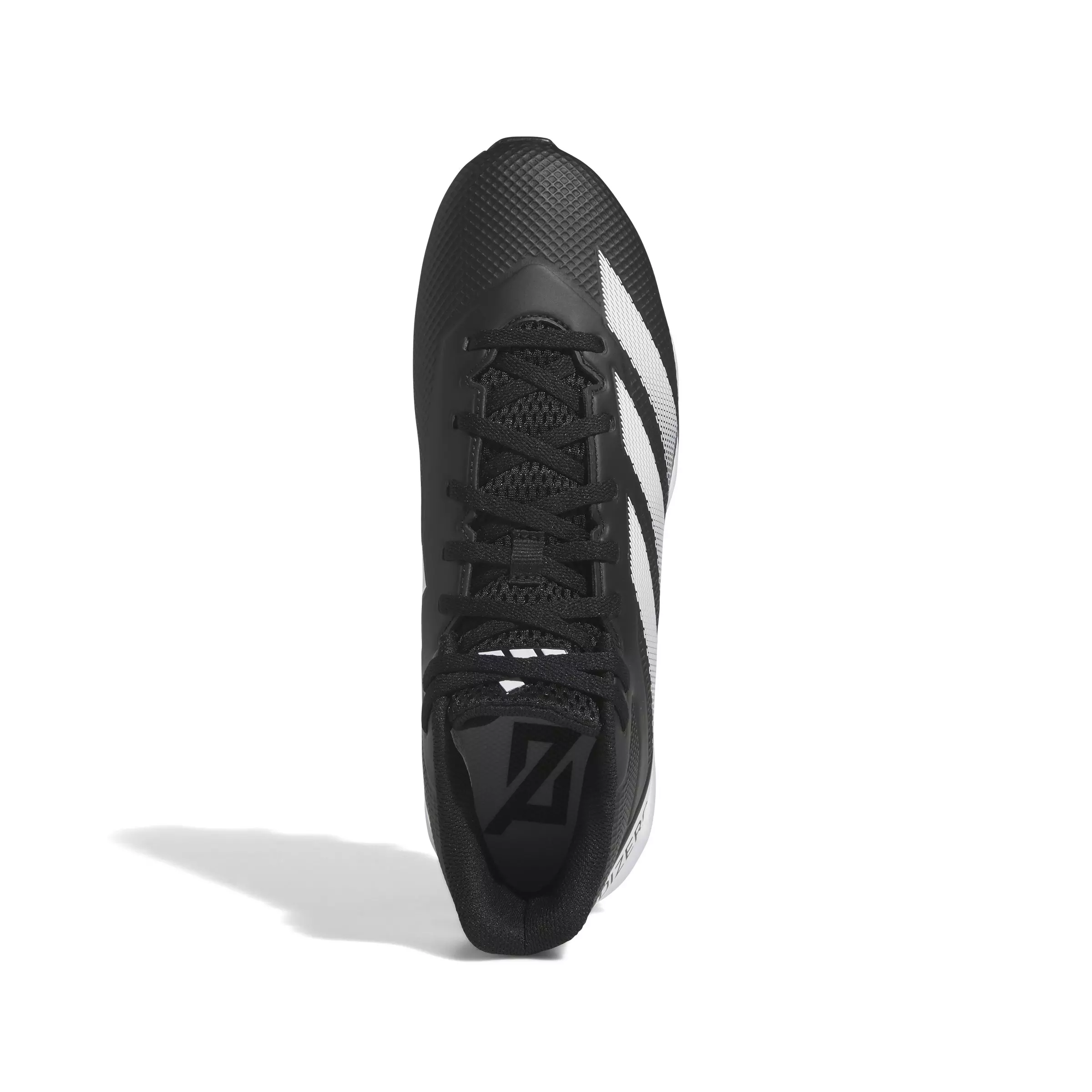 adidas Adizero Impact.2 Molded "Core Black/Ftwr White/Core Black" Men's Football Cleat - BLACK/WHITE/BLACK