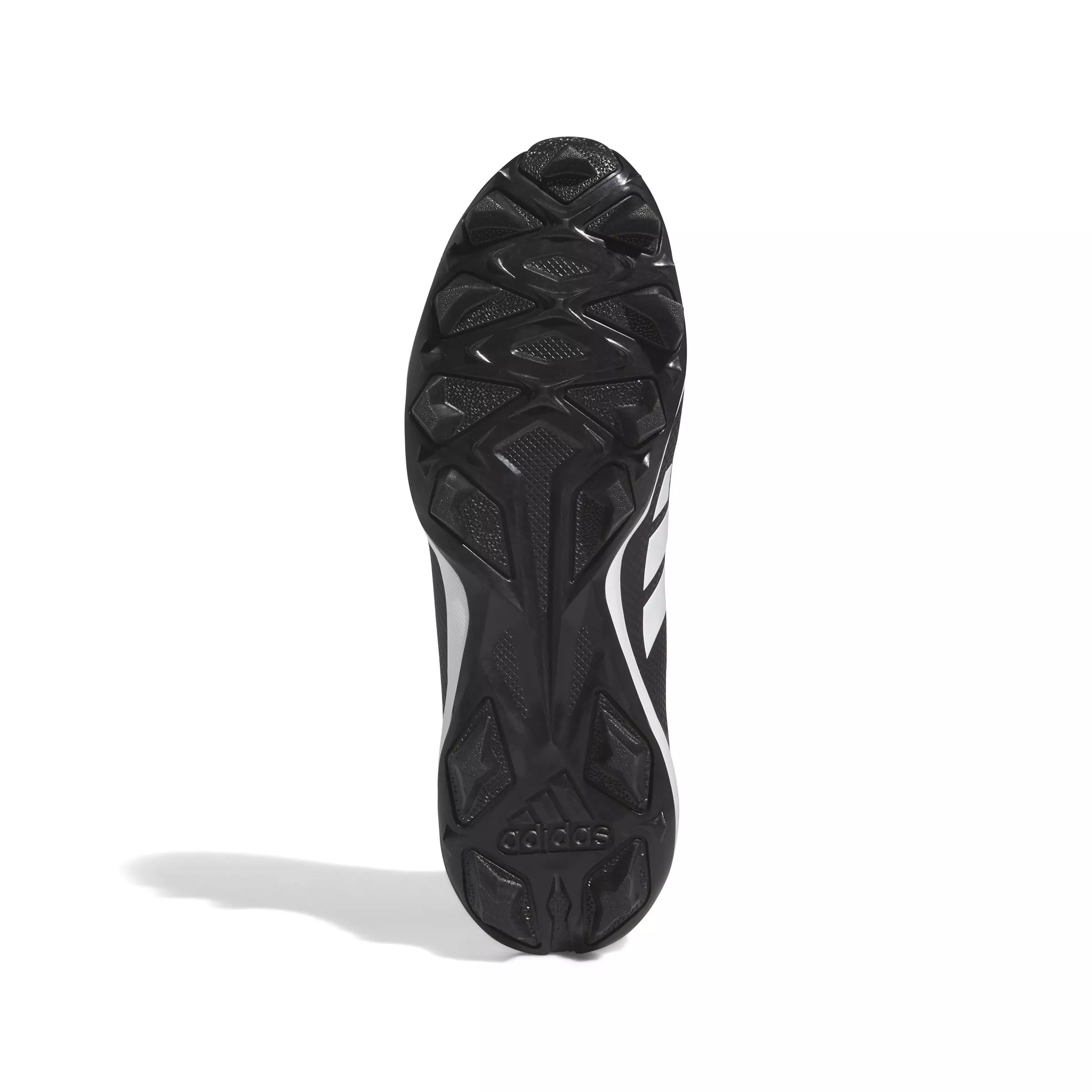 adidas Adizero Impact.2 Molded "Core Black/Ftwr White/Core Black" Men's Football Cleat - BLACK/WHITE/BLACK