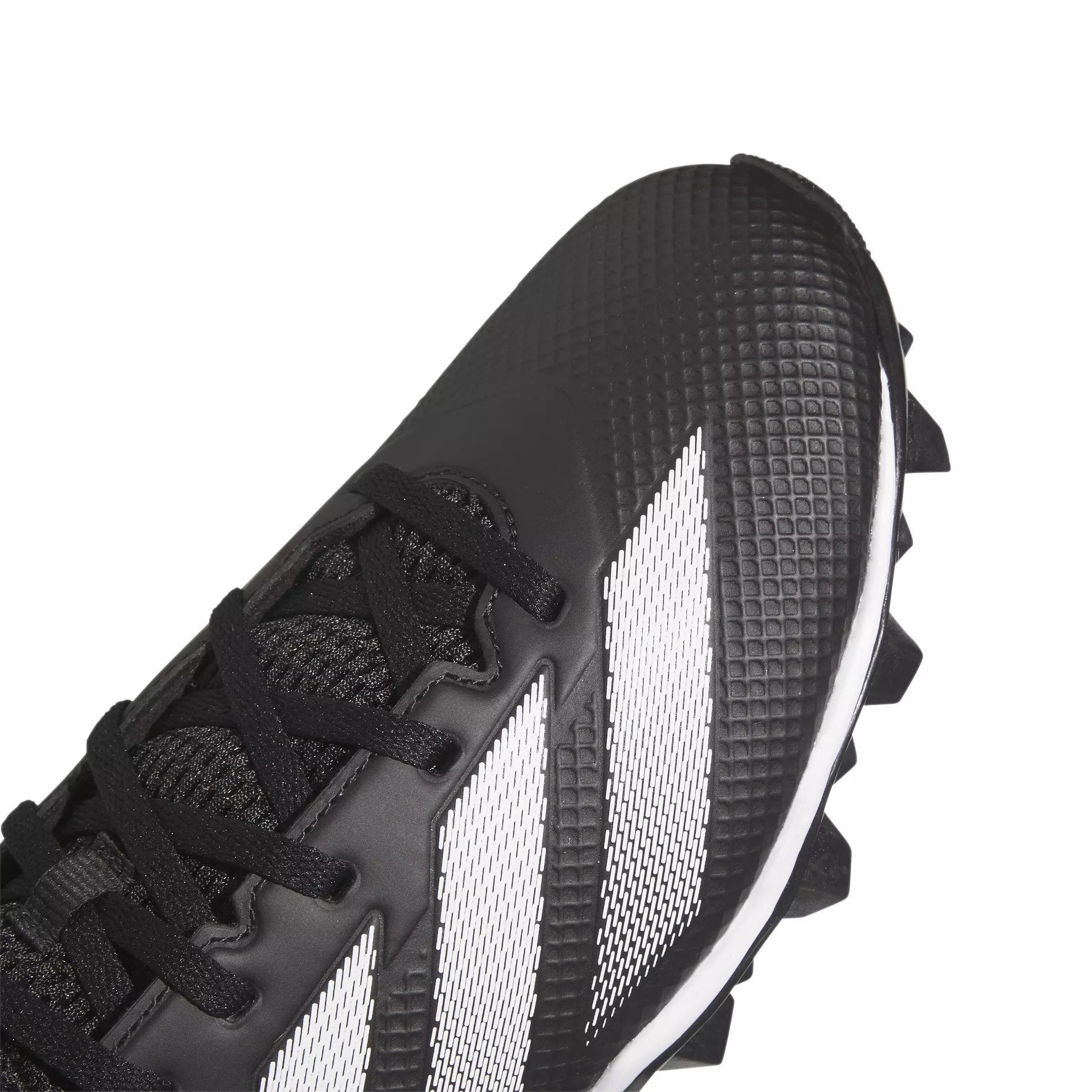adidas Adizero Impact.2 Molded "Core Black/Ftwr White/Core Black" Men's Football Cleat - BLACK/WHITE/BLACK