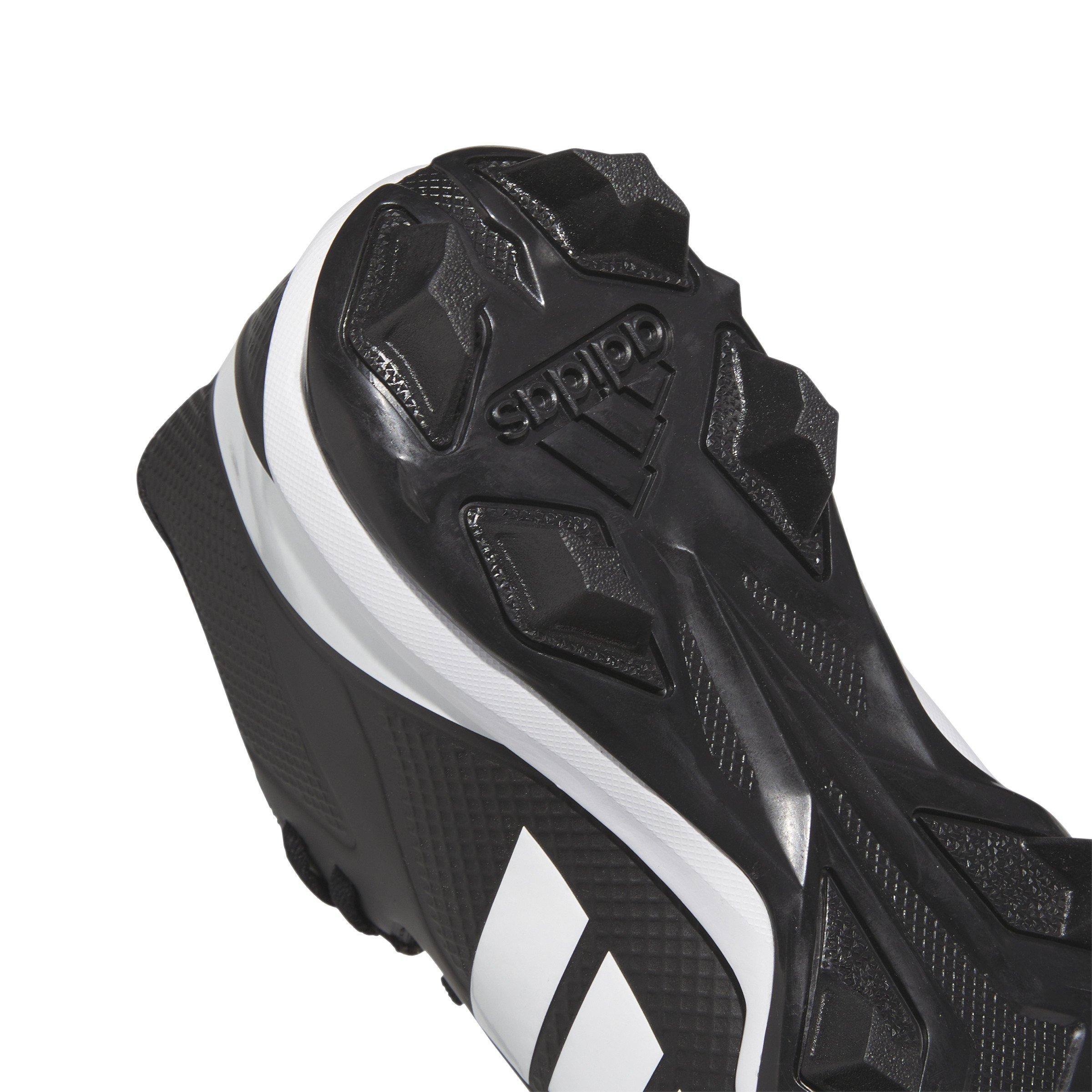 adidas Adizero Impact.2 Molded "Core Black/Ftwr White/Core Black" Men's Football Cleat - BLACK/WHITE/BLACK Thumbnail View 8