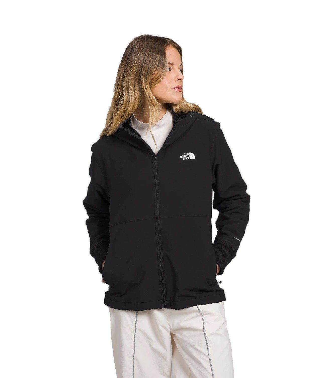 The North Face Women's Shelbe Raschel Hoodie Jacket - BLACK Thumbnail View 1