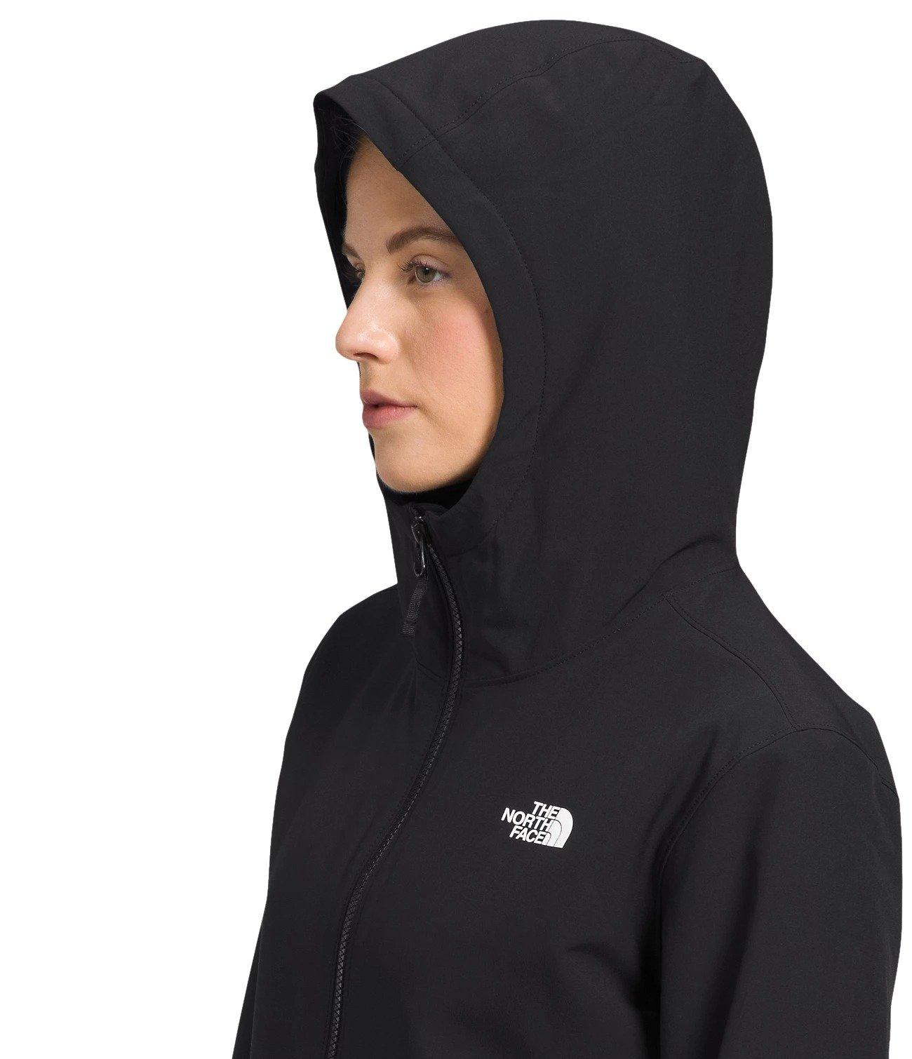 The North Face Women's Shelbe Raschel Hoodie Jacket - BLACK Thumbnail View 4