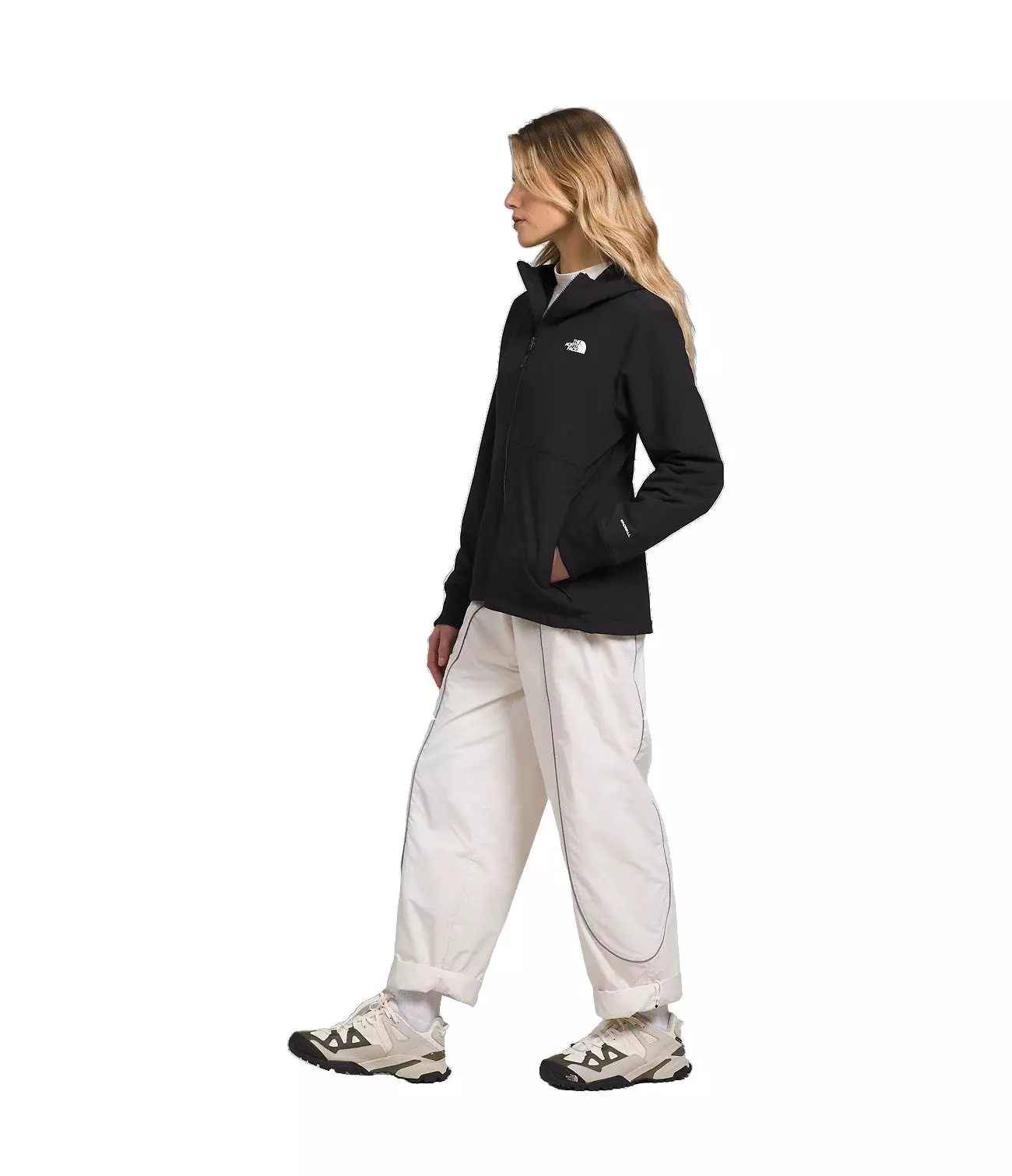 The North Face Women's Shelbe Raschel Hoodie Jacket - BLACK