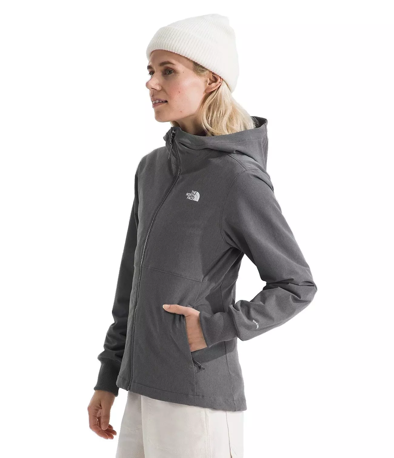 The North Face Women's Shelbe Raschel Hoodie Jacket - GREY