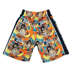 Flow Society Big Boys' Mad Monkey Attack Shorts -Orange