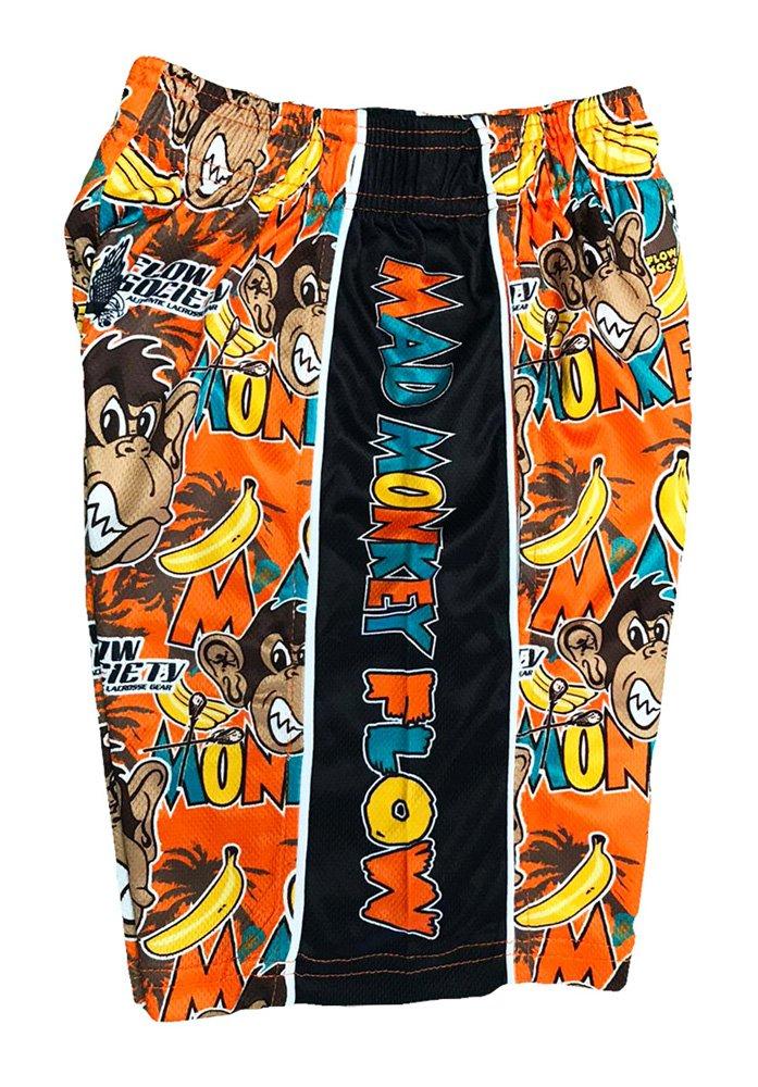 Flow Society Mad Monkey Big Boys' Orange Attack Shorts