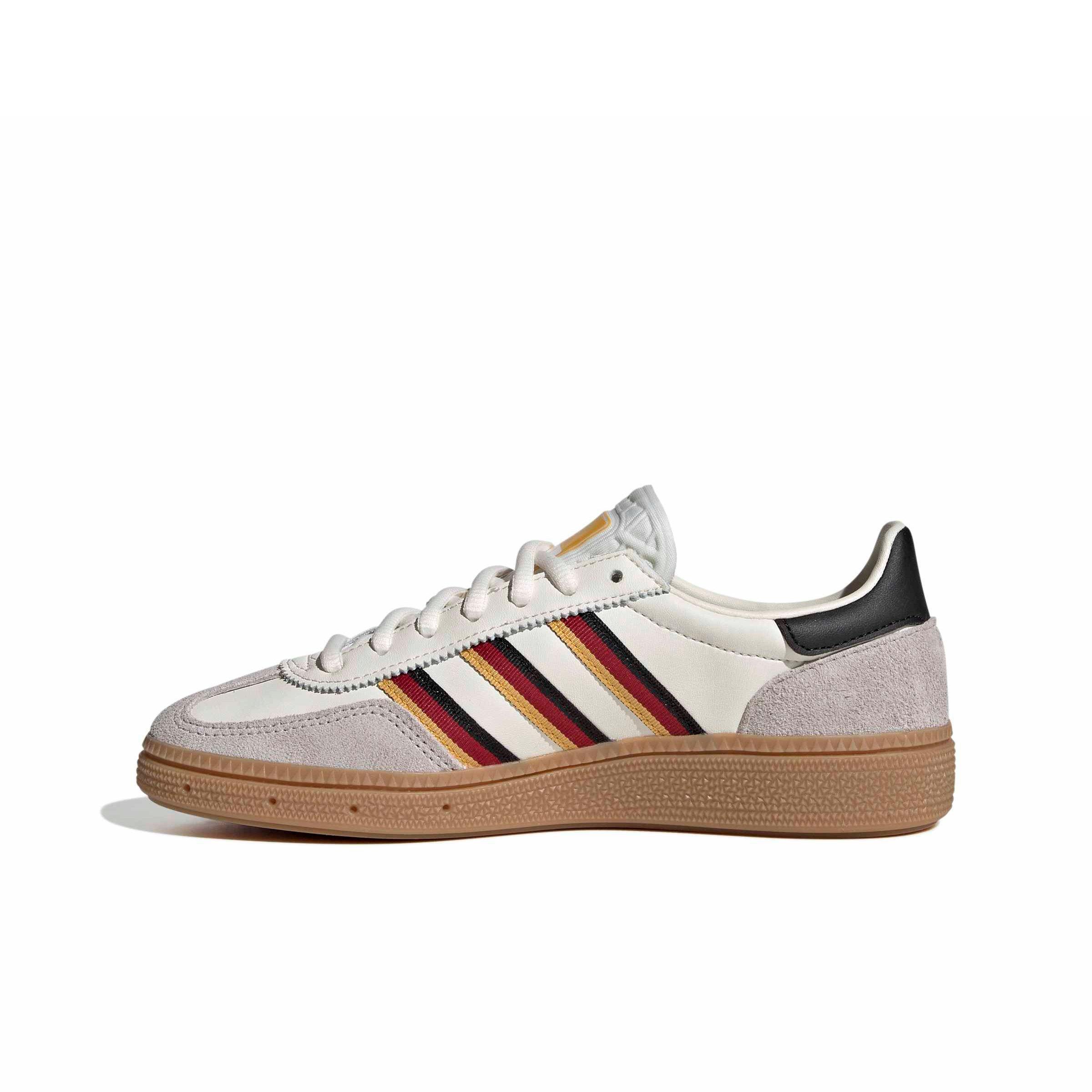 adidas Originals Handball Spezial "Ftwr White/Ftwr White/Crew Yellow" Grade School Boys' Shoe - WHITE/WHITE/YELLOW Thumbnail View 2