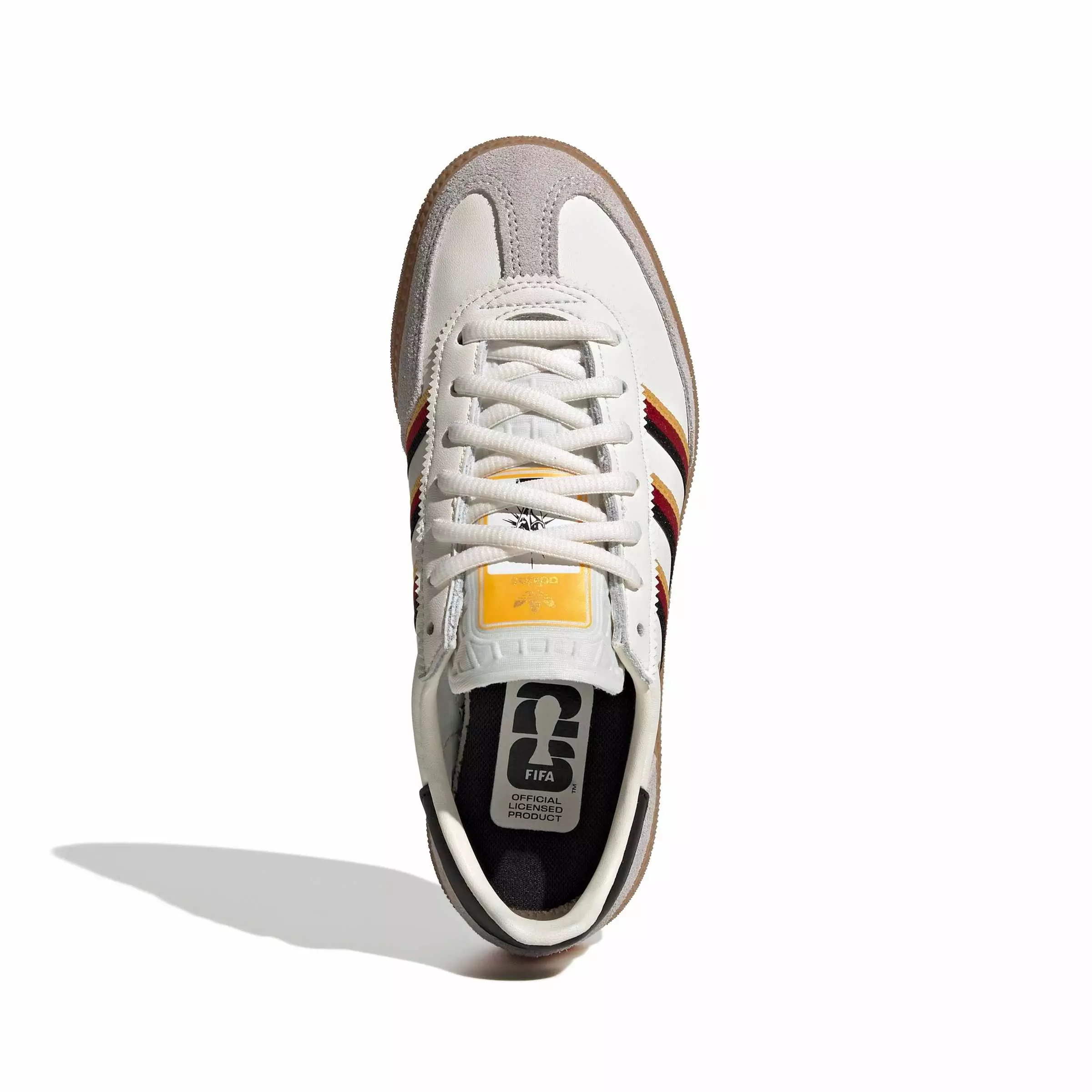 adidas Originals Handball Spezial "Ftwr White/Ftwr White/Crew Yellow" Grade School Boys' Shoe - WHITE/WHITE/YELLOW