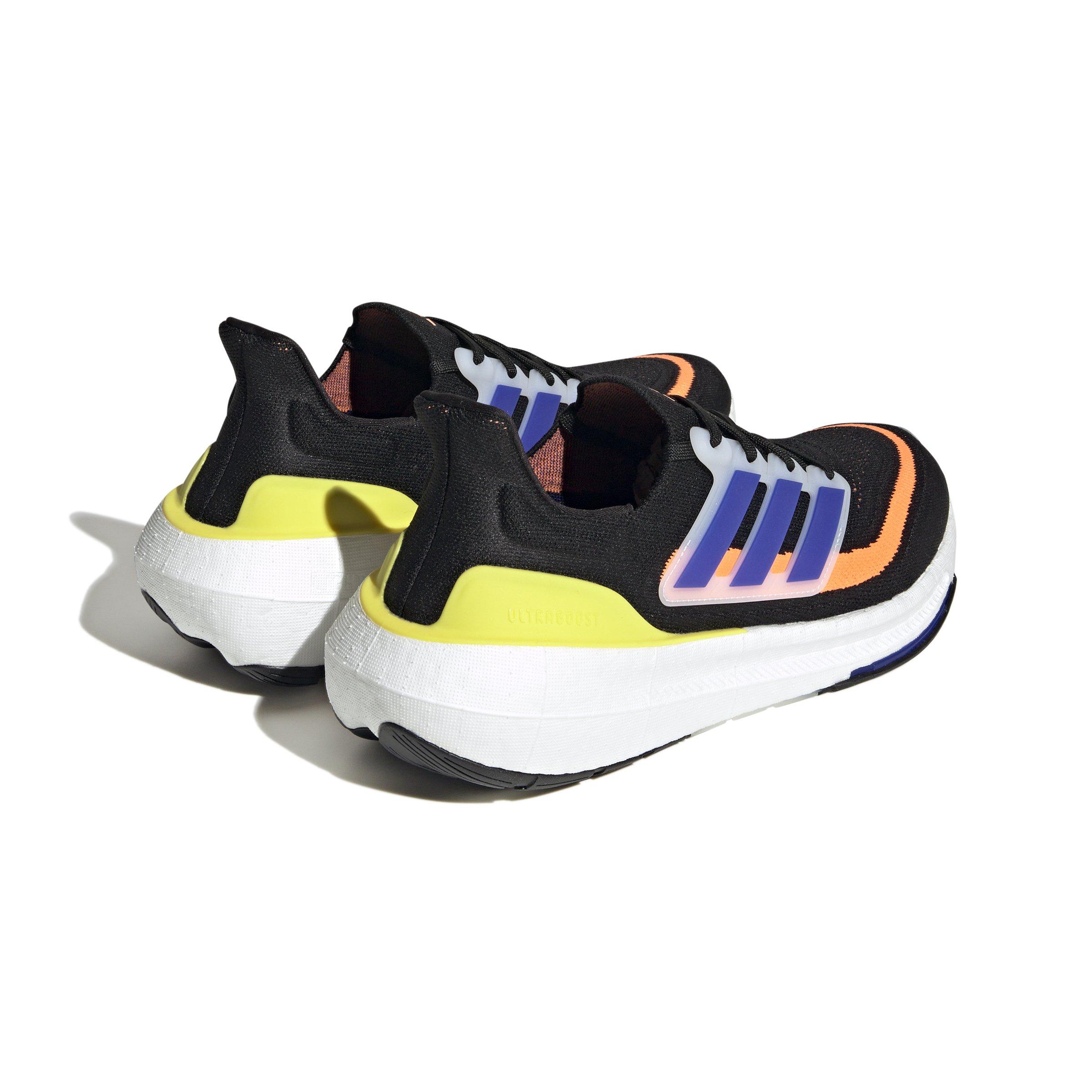 adidas Ultraboost Light "Core Black/Luc Blue/Bold Yellow" Unisex Running Shoe - BLACK/BLUE/YELLOW Thumbnail View 4