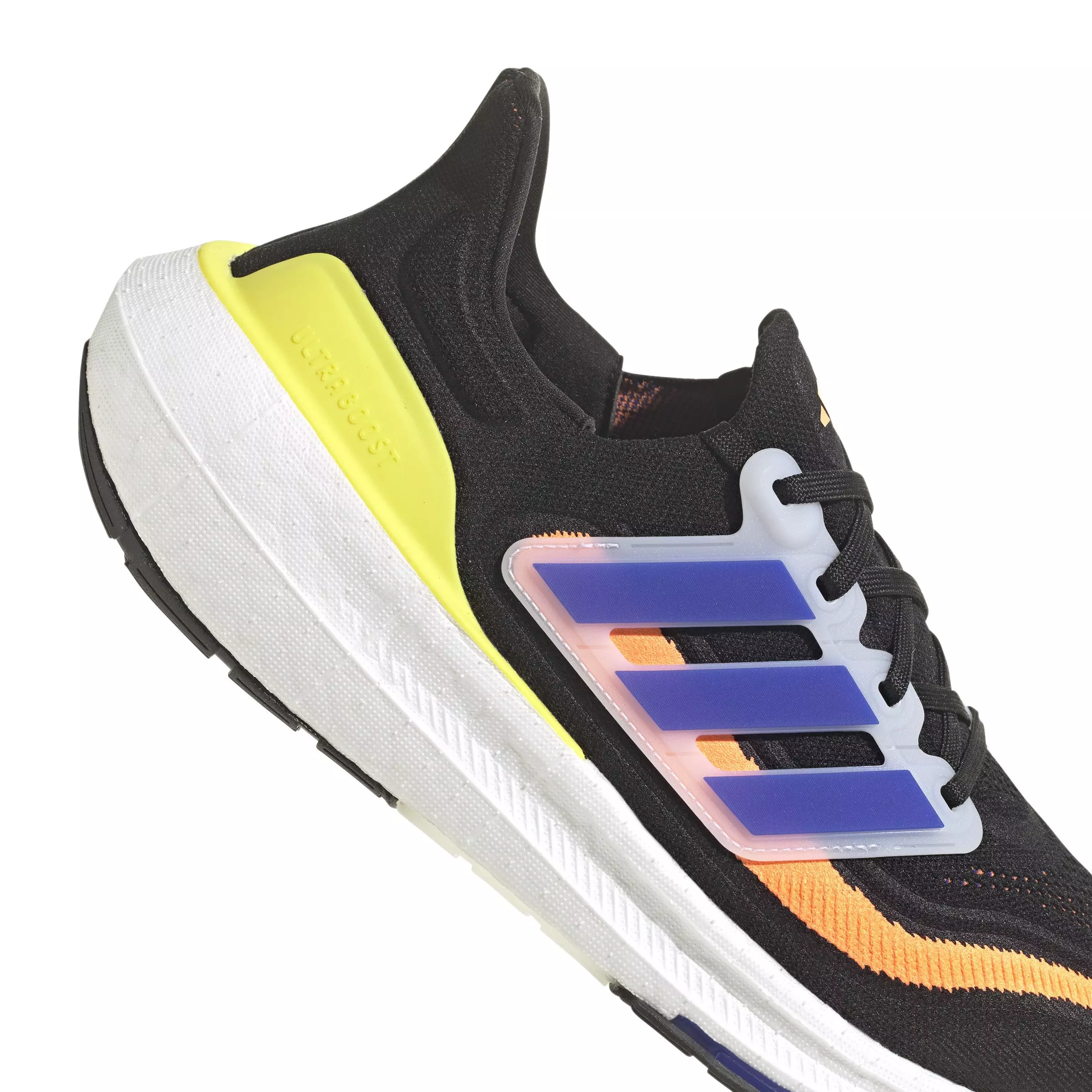 adidas Ultraboost Light "Core Black/Luc Blue/Bold Yellow" Unisex Running Shoe - BLACK/BLUE/YELLOW