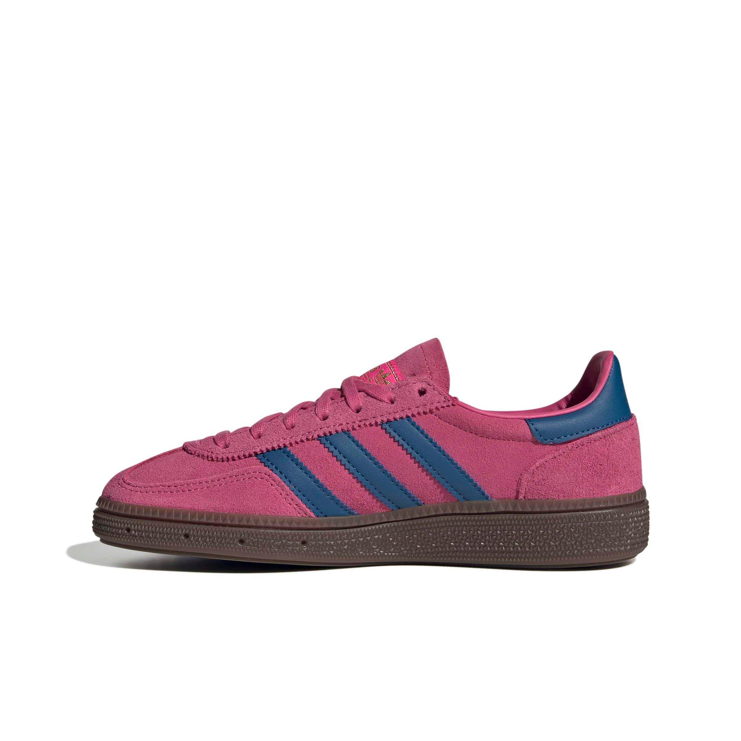 adidas Originals Handball Spezial "Shock Pink/Dark Marine/Gum 5" Grade School Girls' Shoe - PINK/DK MARINE/GUM Thumbnail View 2