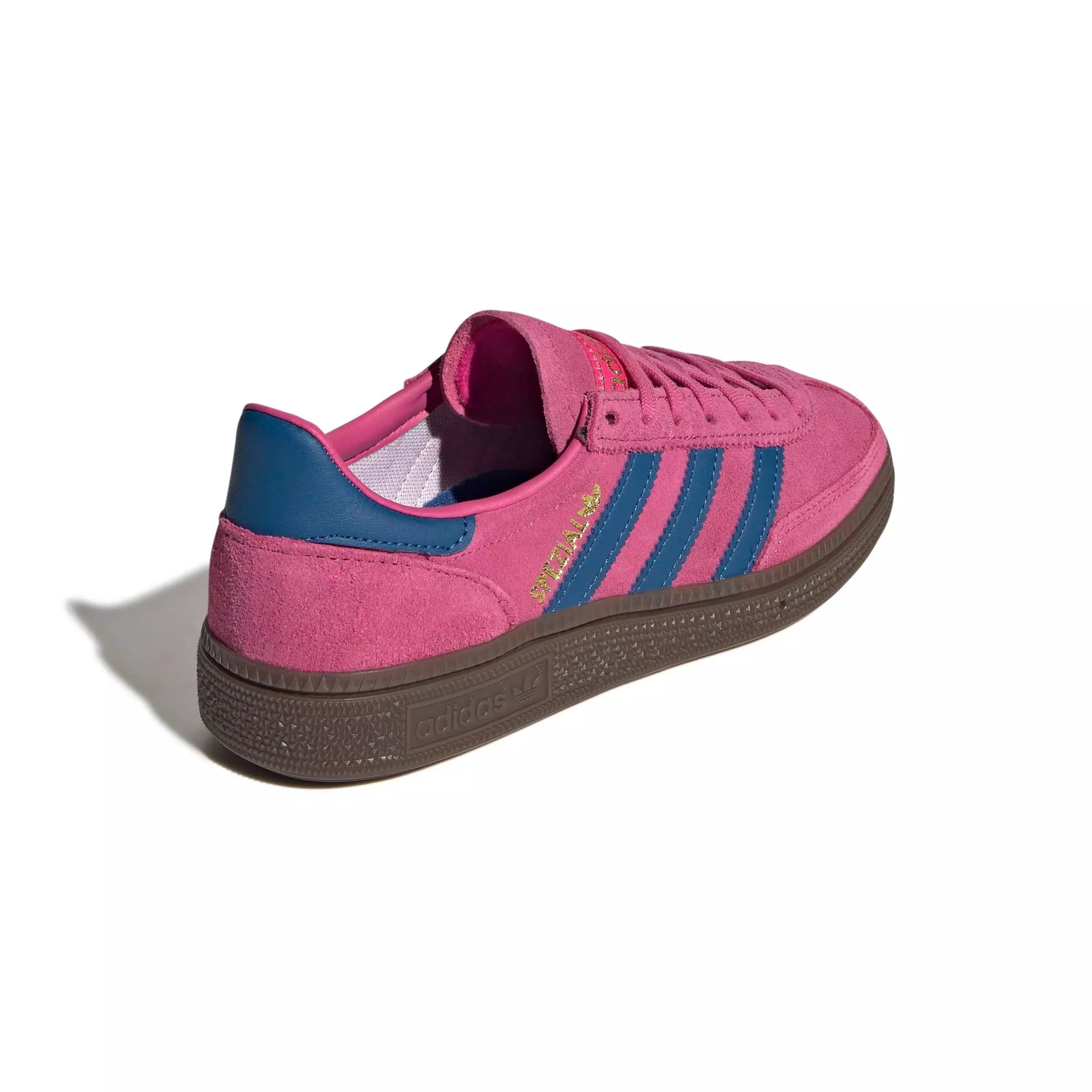 adidas Originals Handball Spezial "Shock Pink/Dark Marine/Gum 5" Grade School Girls' Shoe - PINK/DK MARINE/GUM