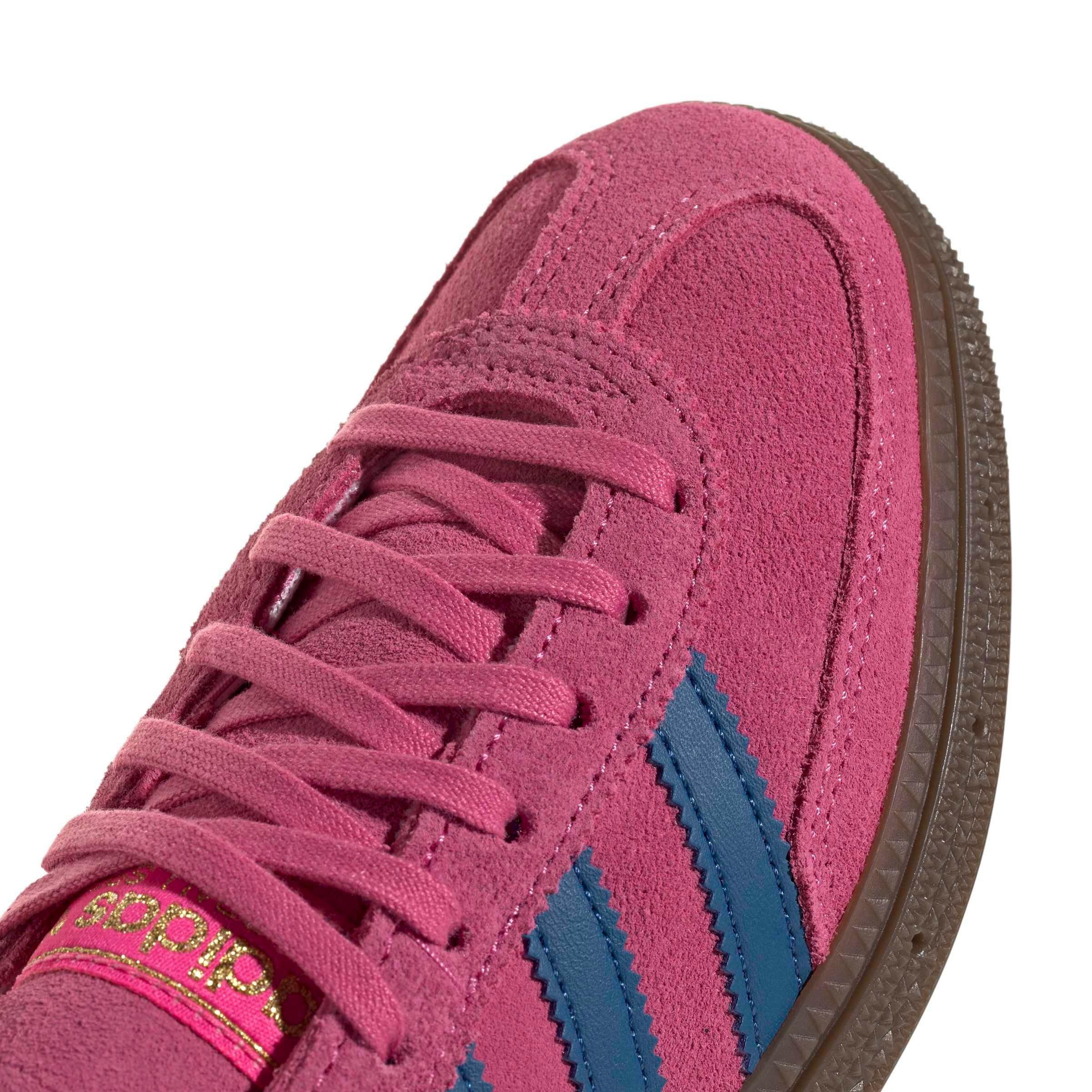 adidas Originals Handball Spezial "Shock Pink/Dark Marine/Gum 5" Grade School Girls' Shoe - PINK/DK MARINE/GUM Thumbnail View 7