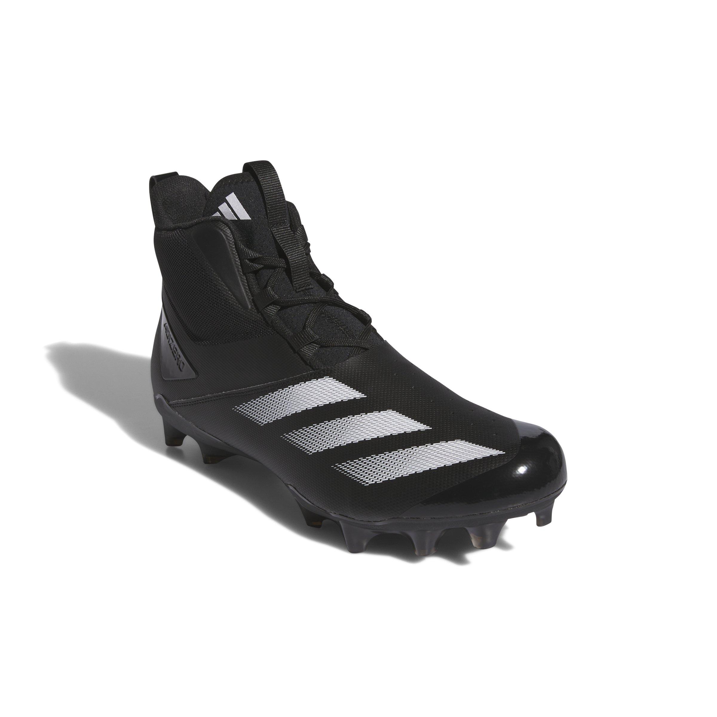 adidas Adizero Chaos Lineman "Core Black/Ftwr White/Core Black" Men's Football Cleat - BLACK/WHITE/BLACK Thumbnail View 3