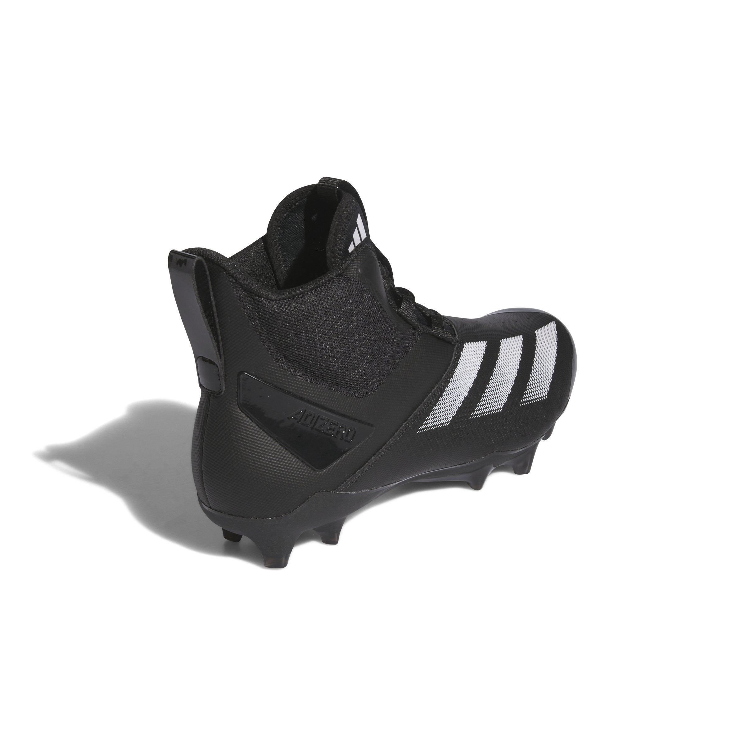 adidas Adizero Chaos Lineman "Core Black/Ftwr White/Core Black" Men's Football Cleat - BLACK/WHITE/BLACK Thumbnail View 4