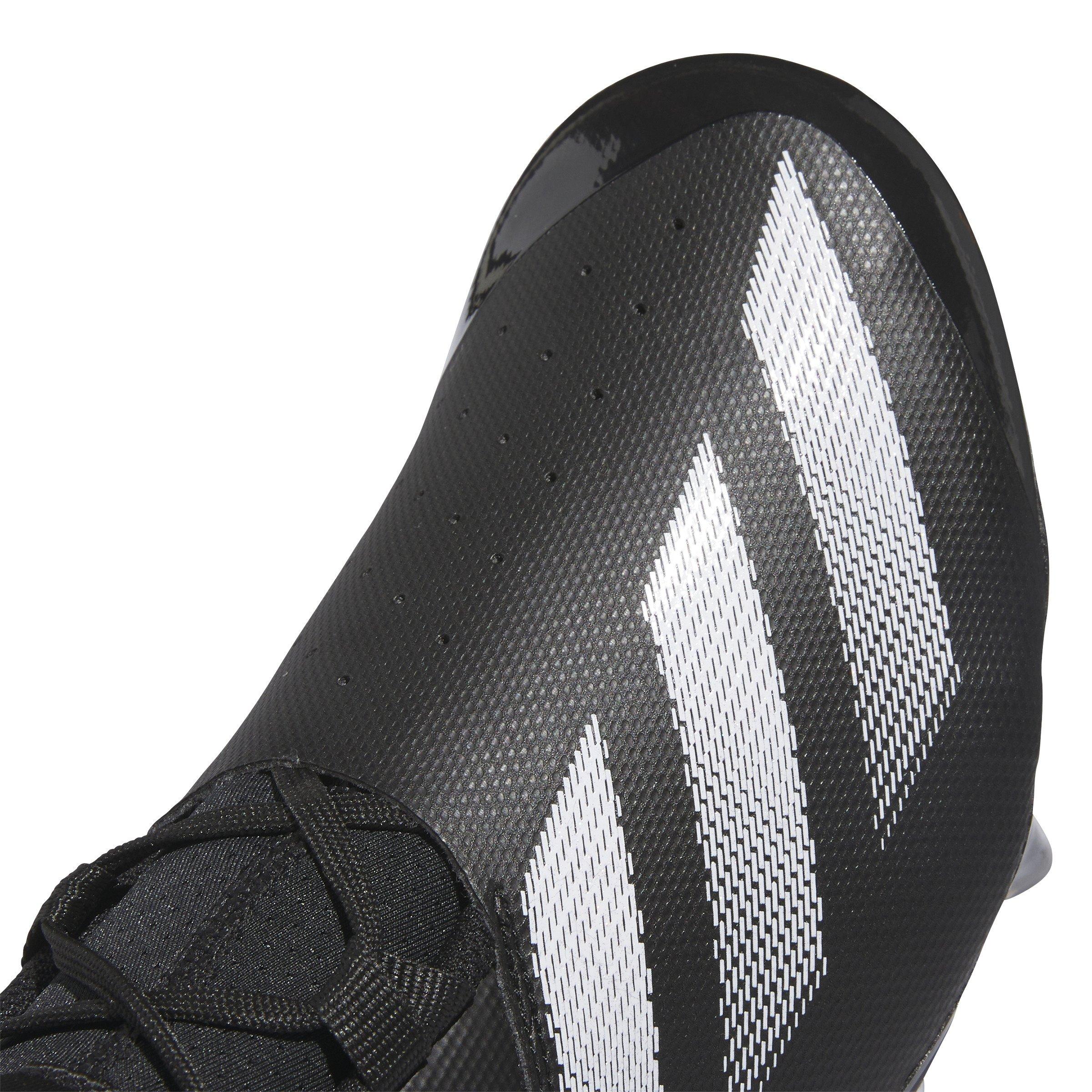 adidas Adizero Chaos Lineman "Core Black/Ftwr White/Core Black" Men's Football Cleat - BLACK/WHITE/BLACK Thumbnail View 7