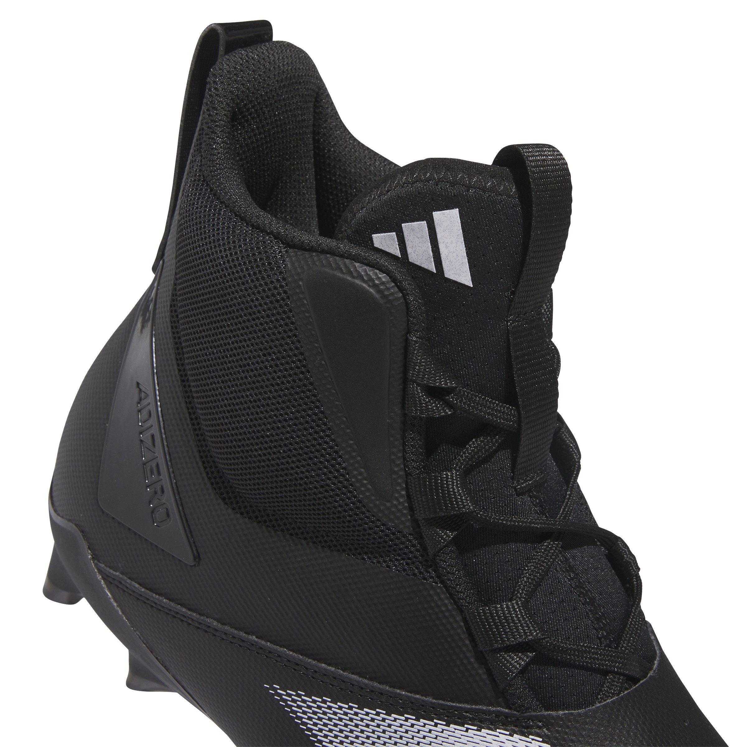 adidas Adizero Chaos Lineman "Core Black/Ftwr White/Core Black" Men's Football Cleat - BLACK/WHITE/BLACK Thumbnail View 8
