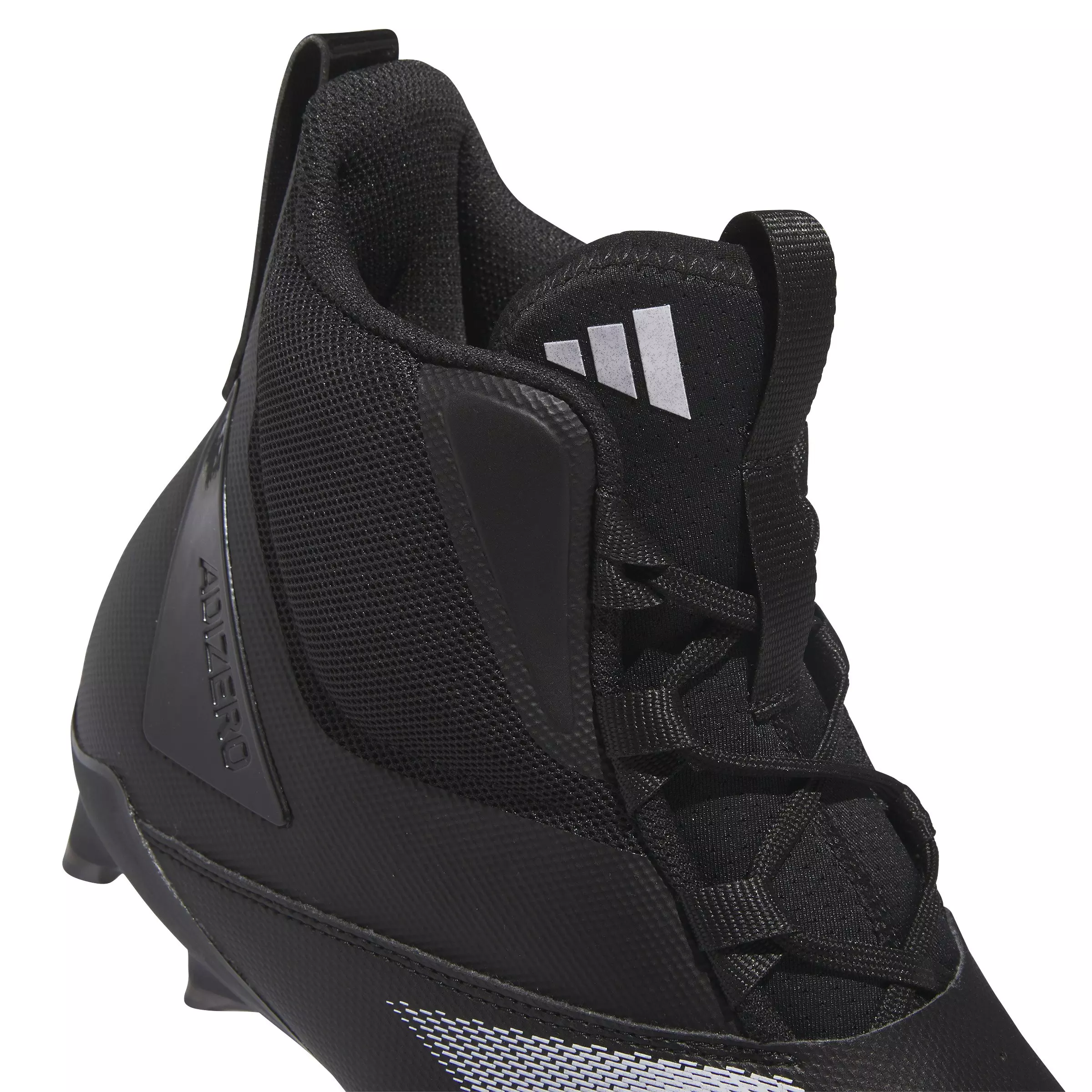 adidas Adizero Chaos Lineman "Core Black/Ftwr White/Core Black" Men's Football Cleat - BLACK/WHITE/BLACK
