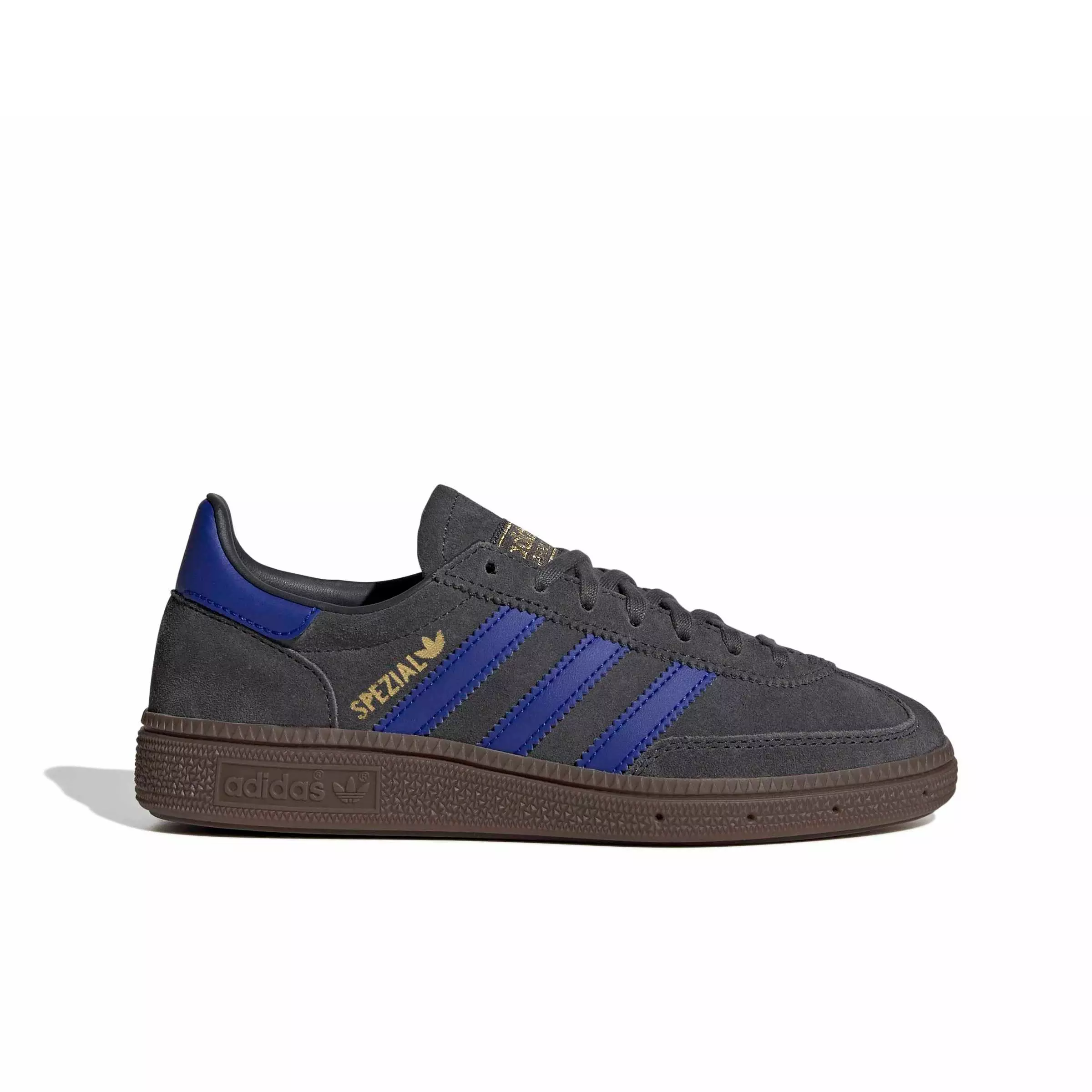 adidas Originals Handball Spezial "Carbon/Lucid Blue/Gum 5" Grade School Boys' Shoe - CARBON/BLUE/GUM